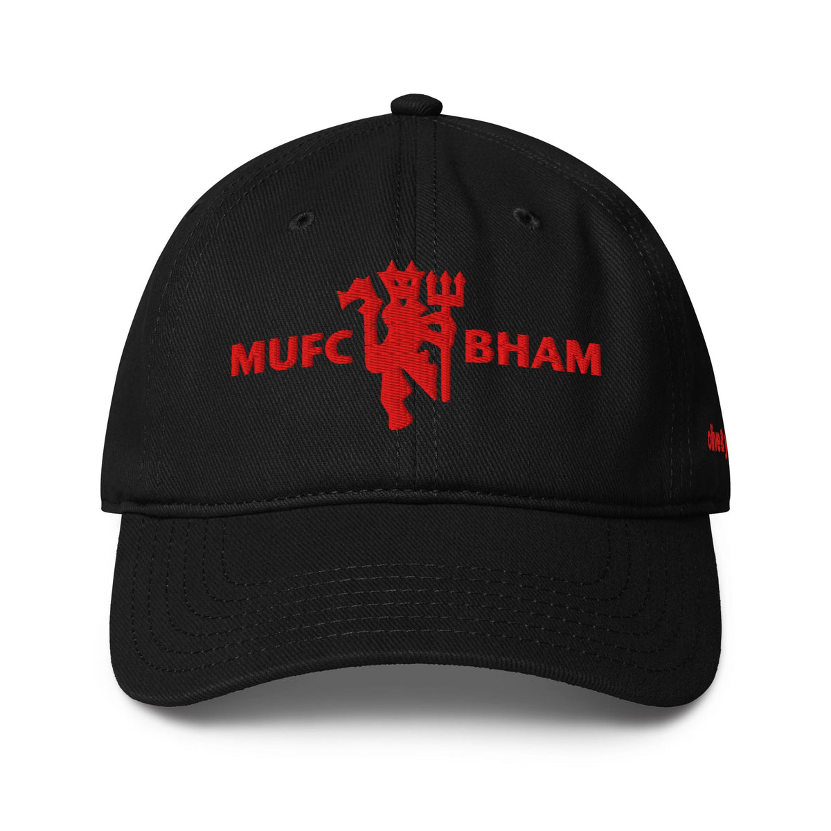 MUFC BHAM - black baseball cap-EMBROIDERY-Olive & York