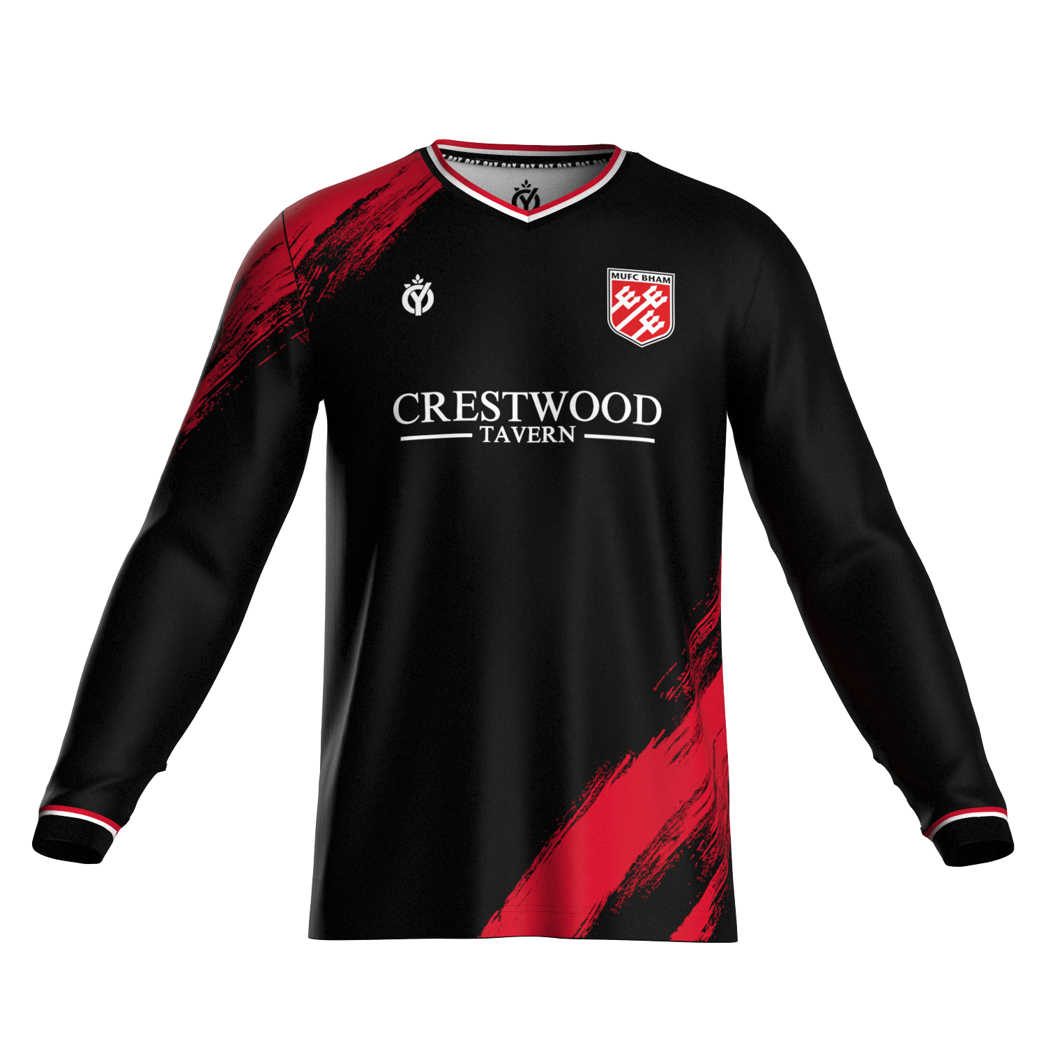 MUFC BHAM - black longsleeve jersey-Olive & York