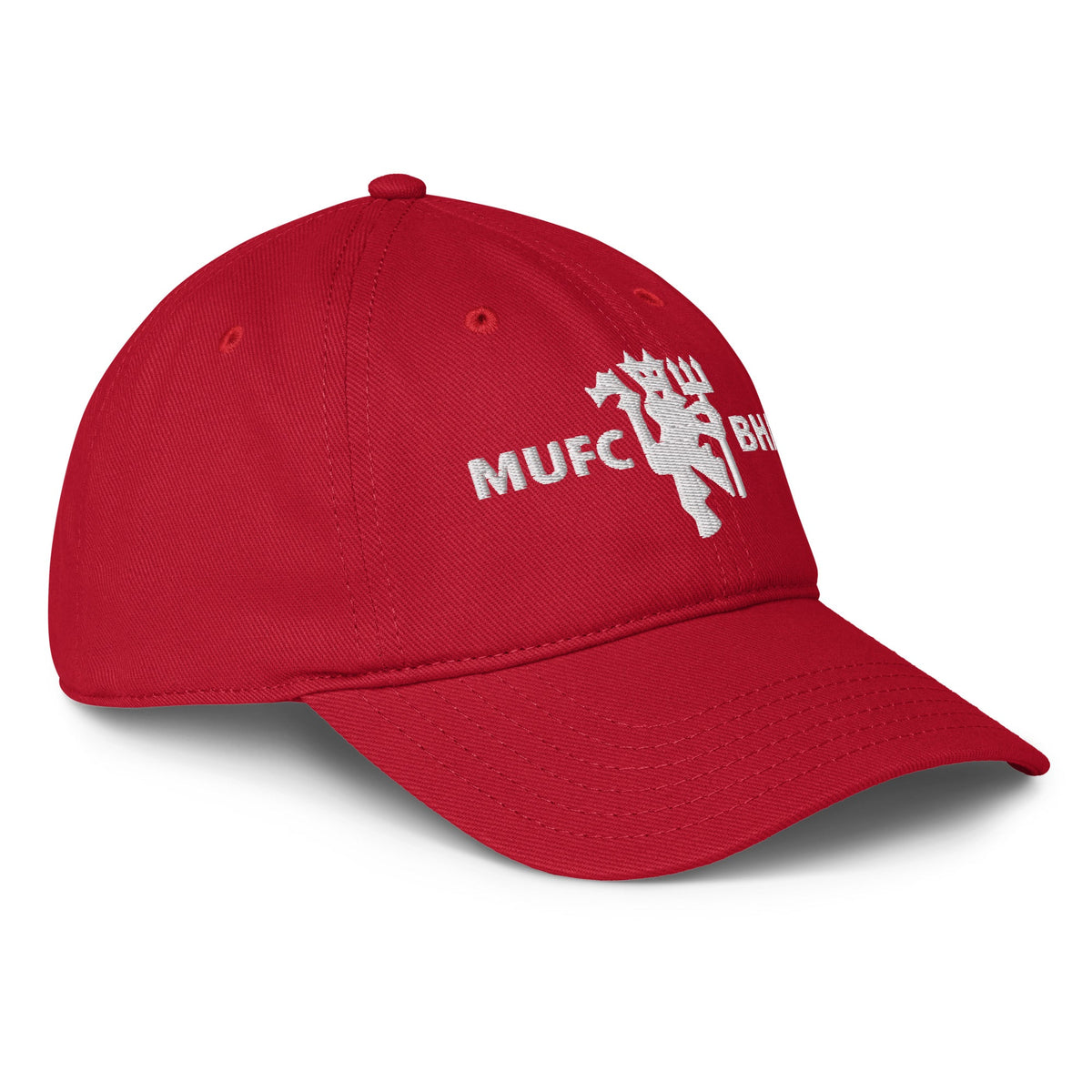 MUFC BHAM - red baseball cap-EMBROIDERY-Olive & York