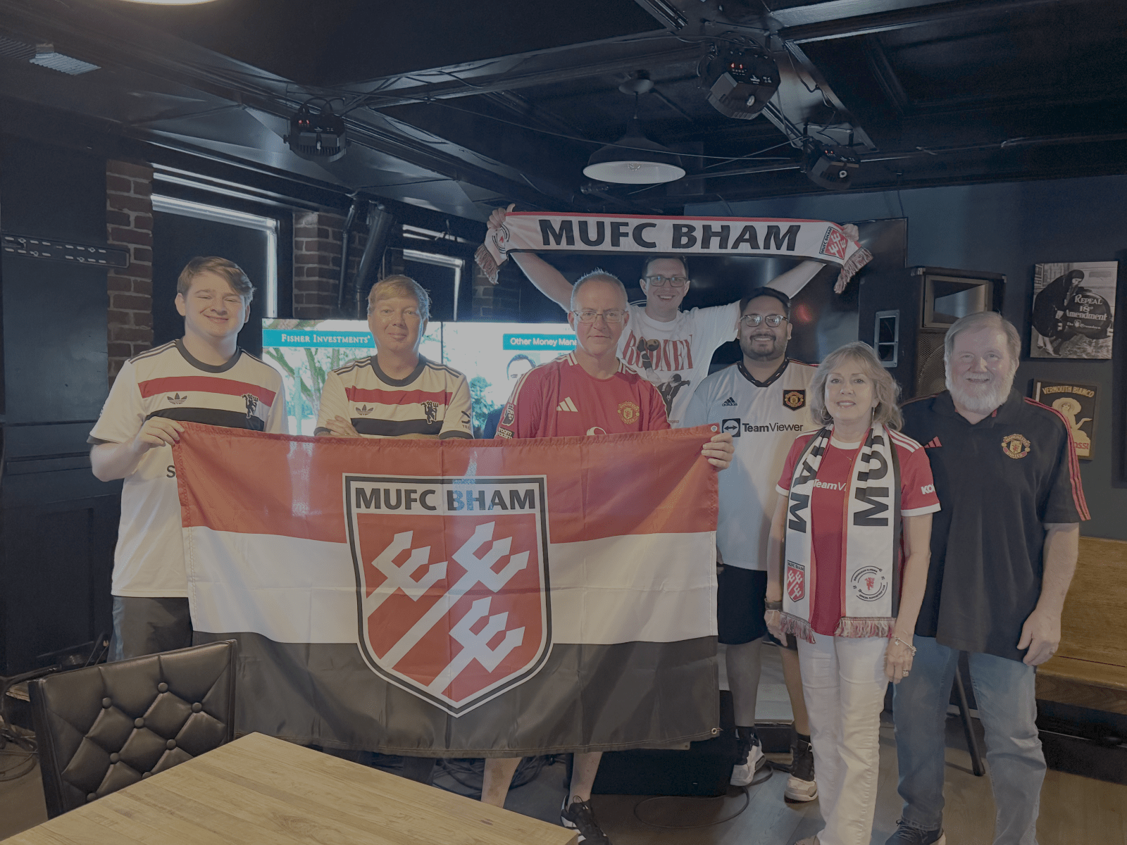 MUFC BHAM “Red Devils” Scarf Pre-Order-Olive & York