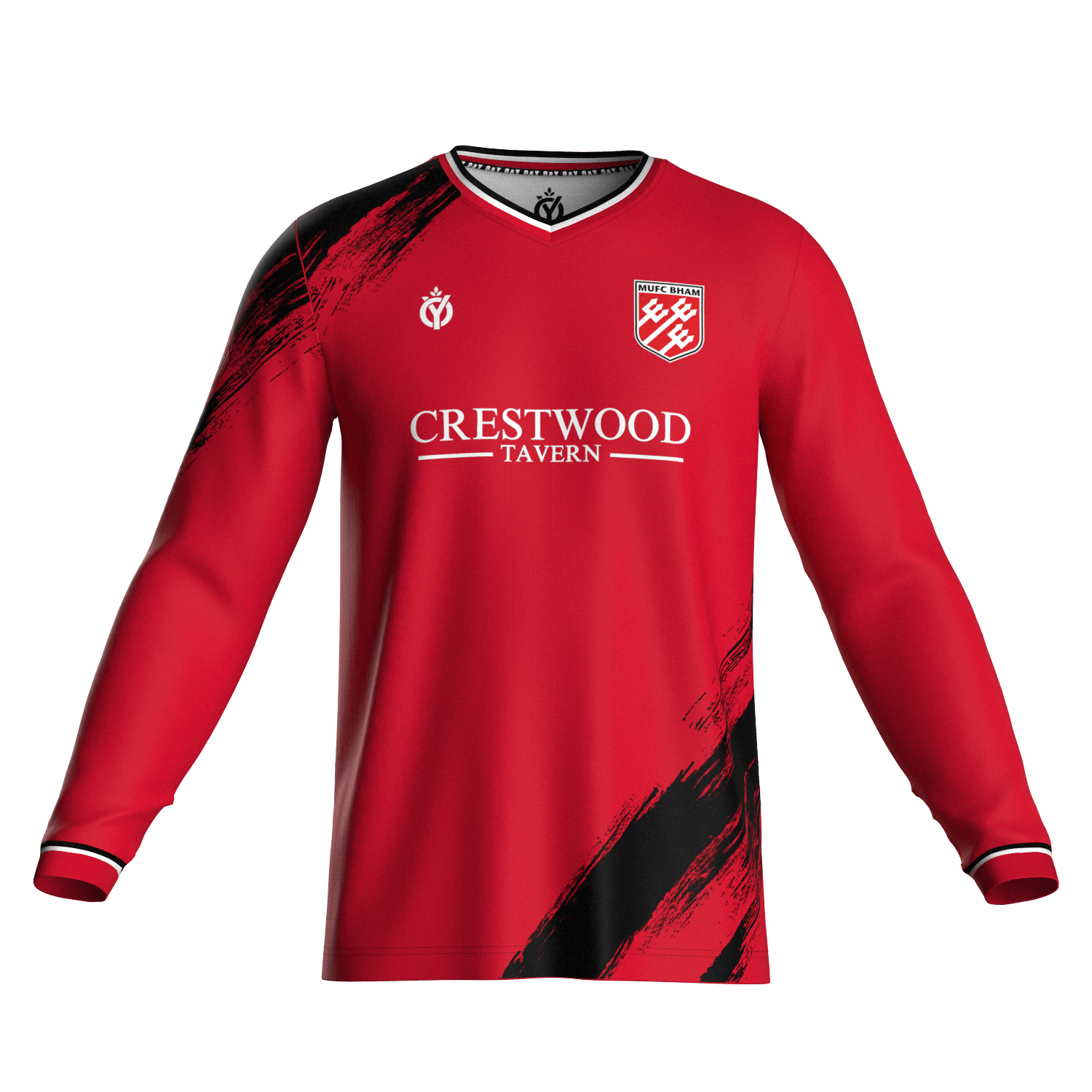 MUFC BHAM - red longsleeve jersey-Olive & York