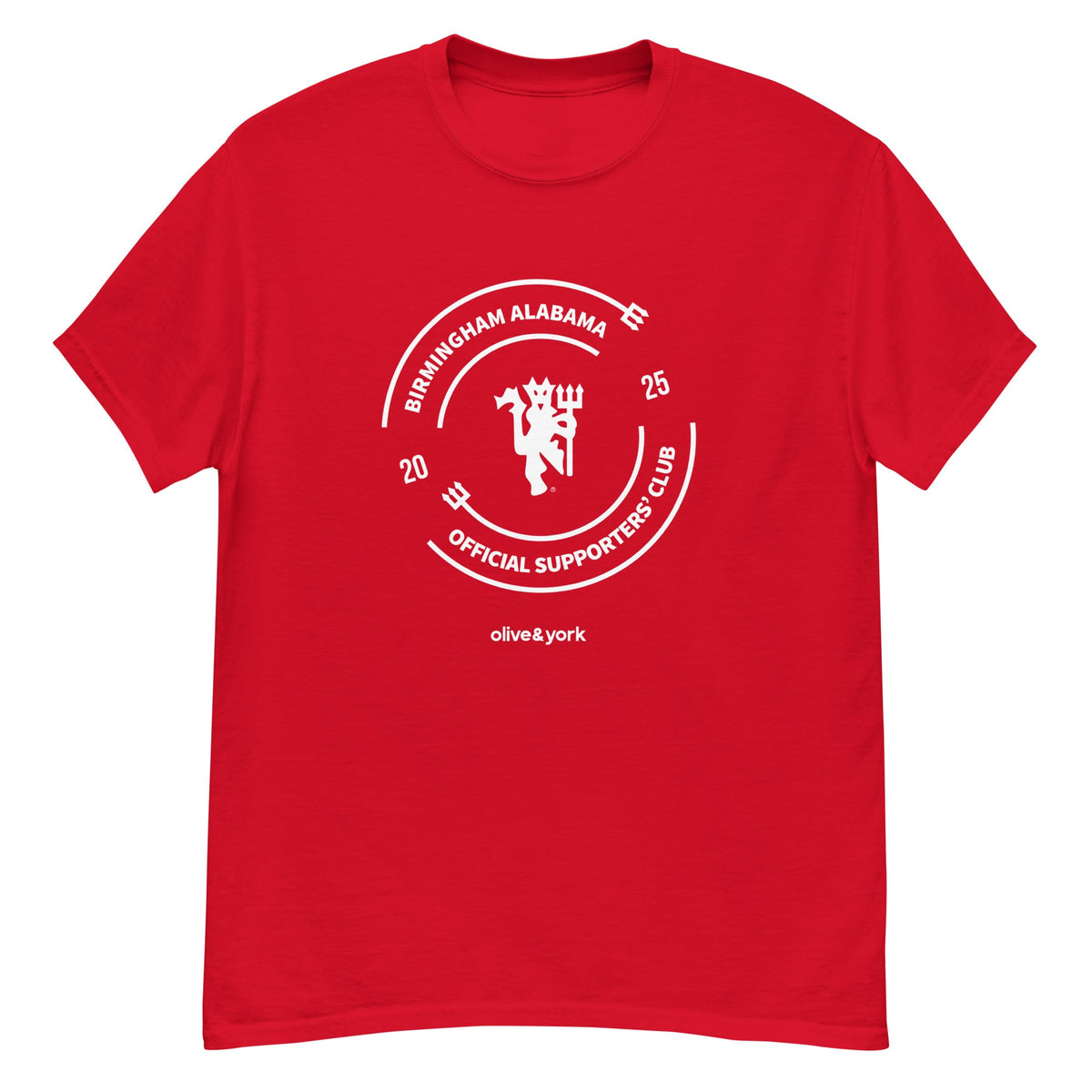 MUFC BHAM - red t-shirt-T-SHIRT-Olive & York