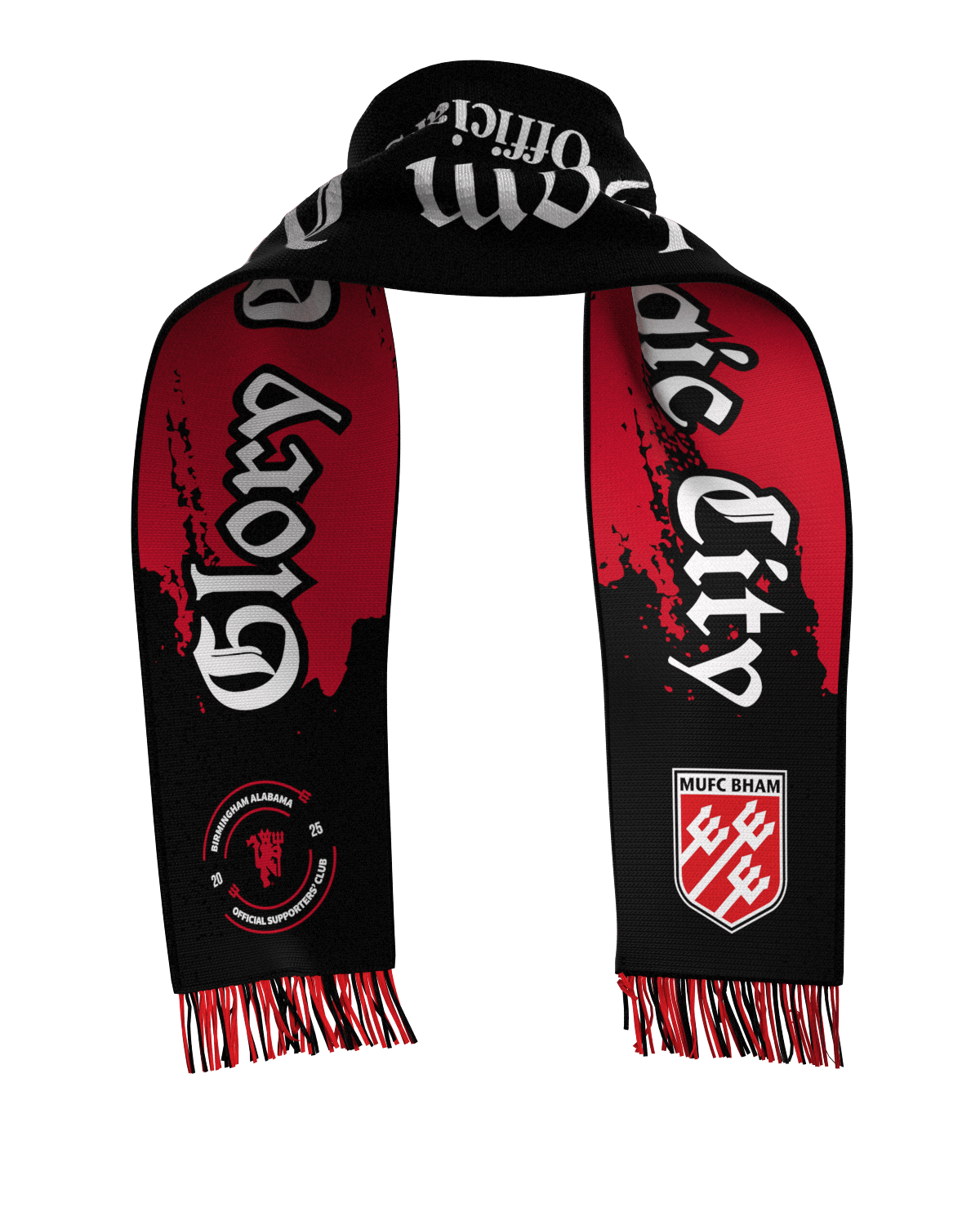 MUFC BHAM - scarf (pre-sale)-Olive & York