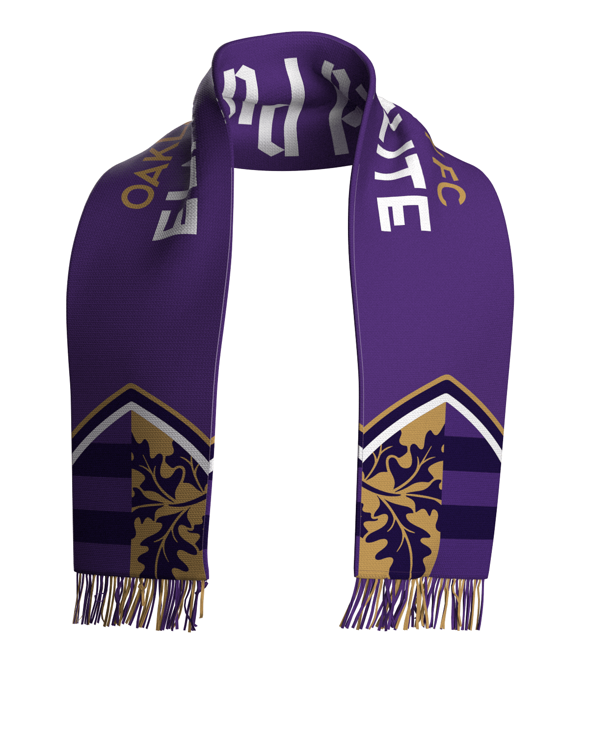 Oakland County FC - scarf-Olive & York