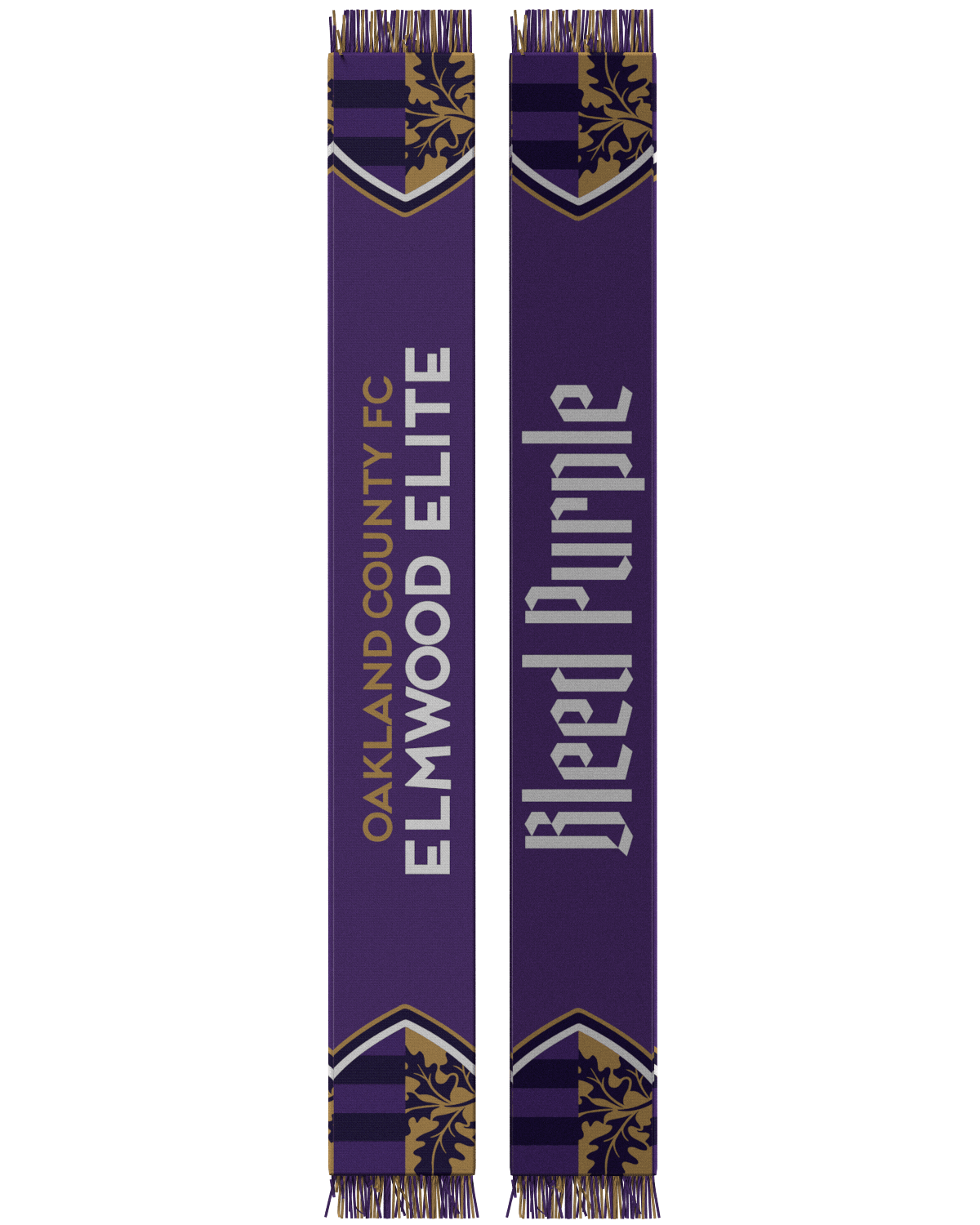Oakland County FC Elmwood Elite - Scarf-Olive & York