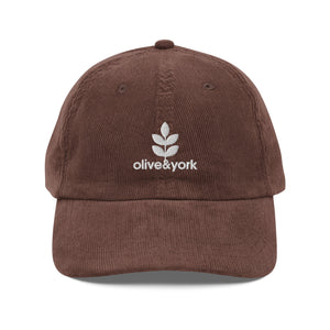 Olive & York Vintage corduroy cap-Olive & York