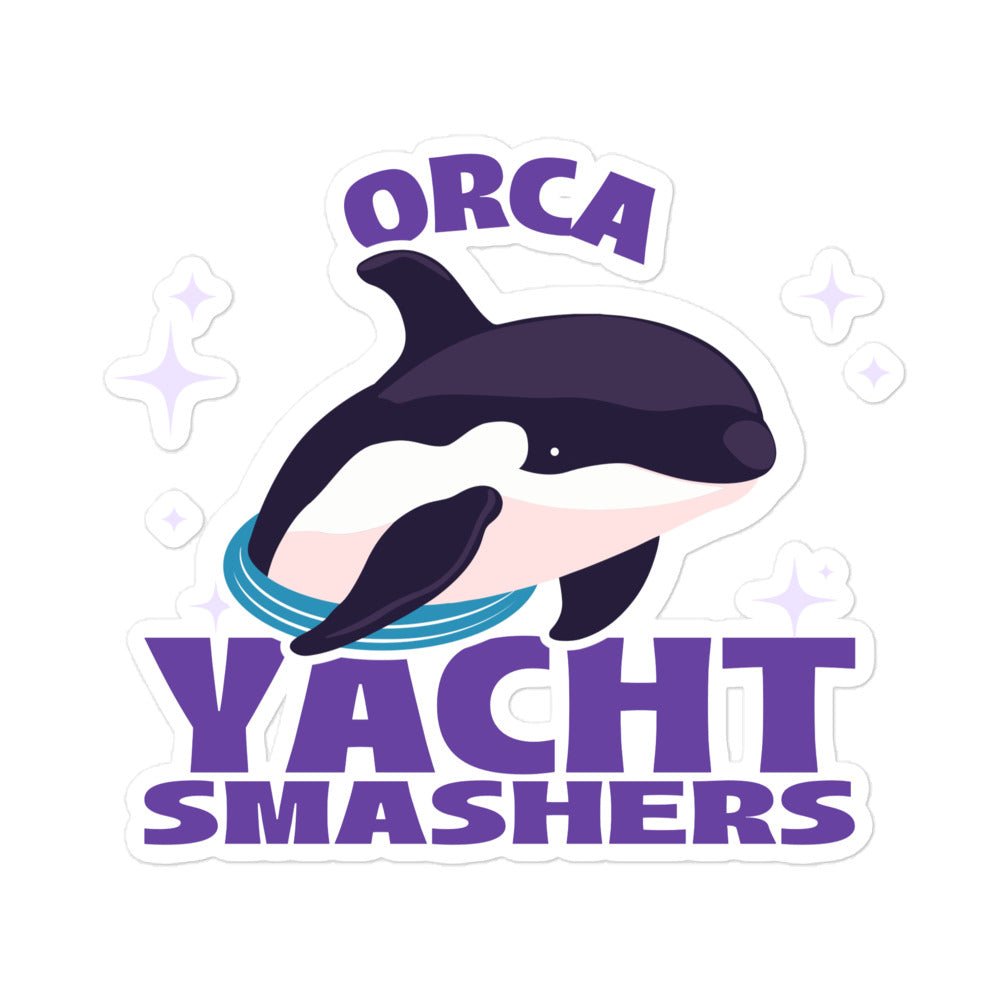 Orca Yacht Smashers Sticker-STICKER-Olive & York