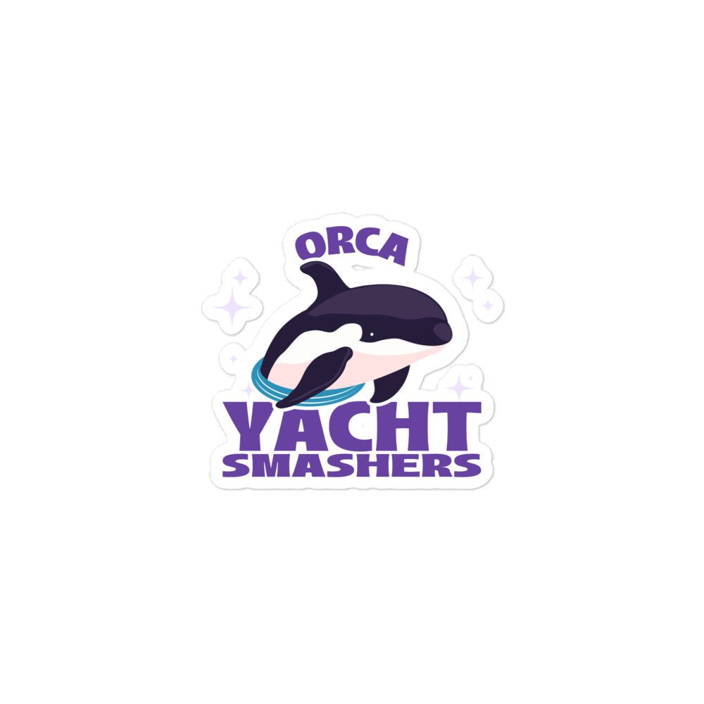 Orca Yacht Smashers Sticker-STICKER-Olive & York