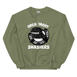 Orca Yacht Smashers Unisex Sweatshirt-Olive & York