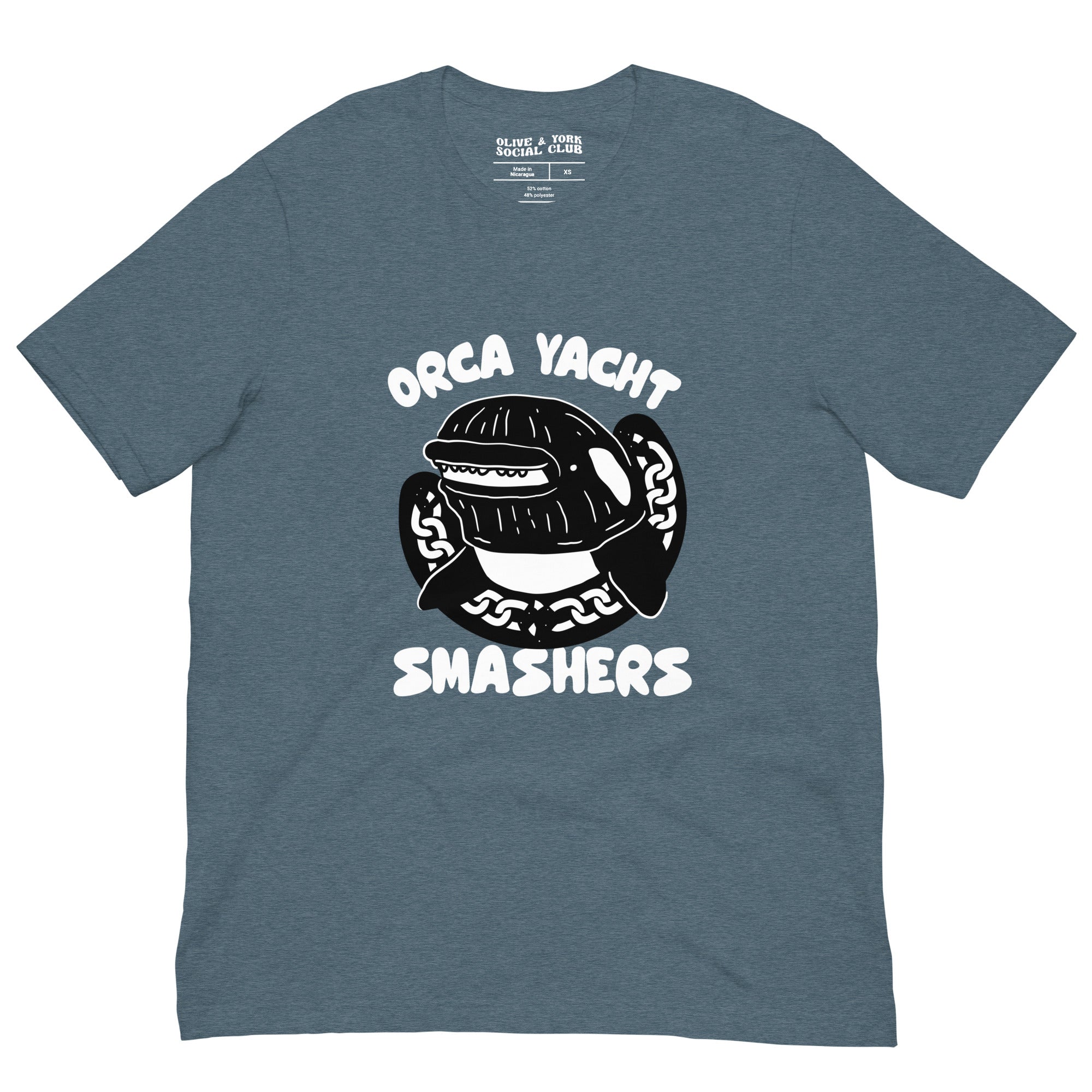 Orca Yacht Smashers Unisex T-shirt-T-SHIRT-Olive & York