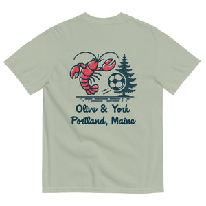 O&Y Portland Maine Unisex Garment-dyed Heavyweight T-shirt-Olive & York