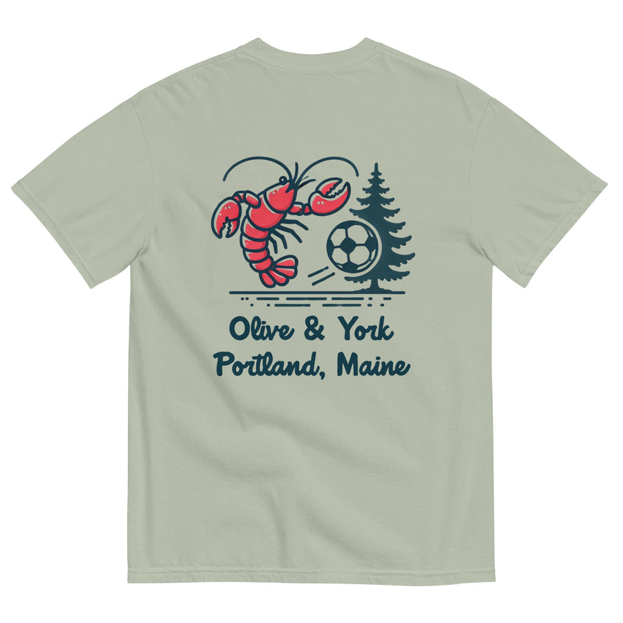 O&Y Portland Maine Unisex Garment-dyed Heavyweight T-shirt-Olive & York