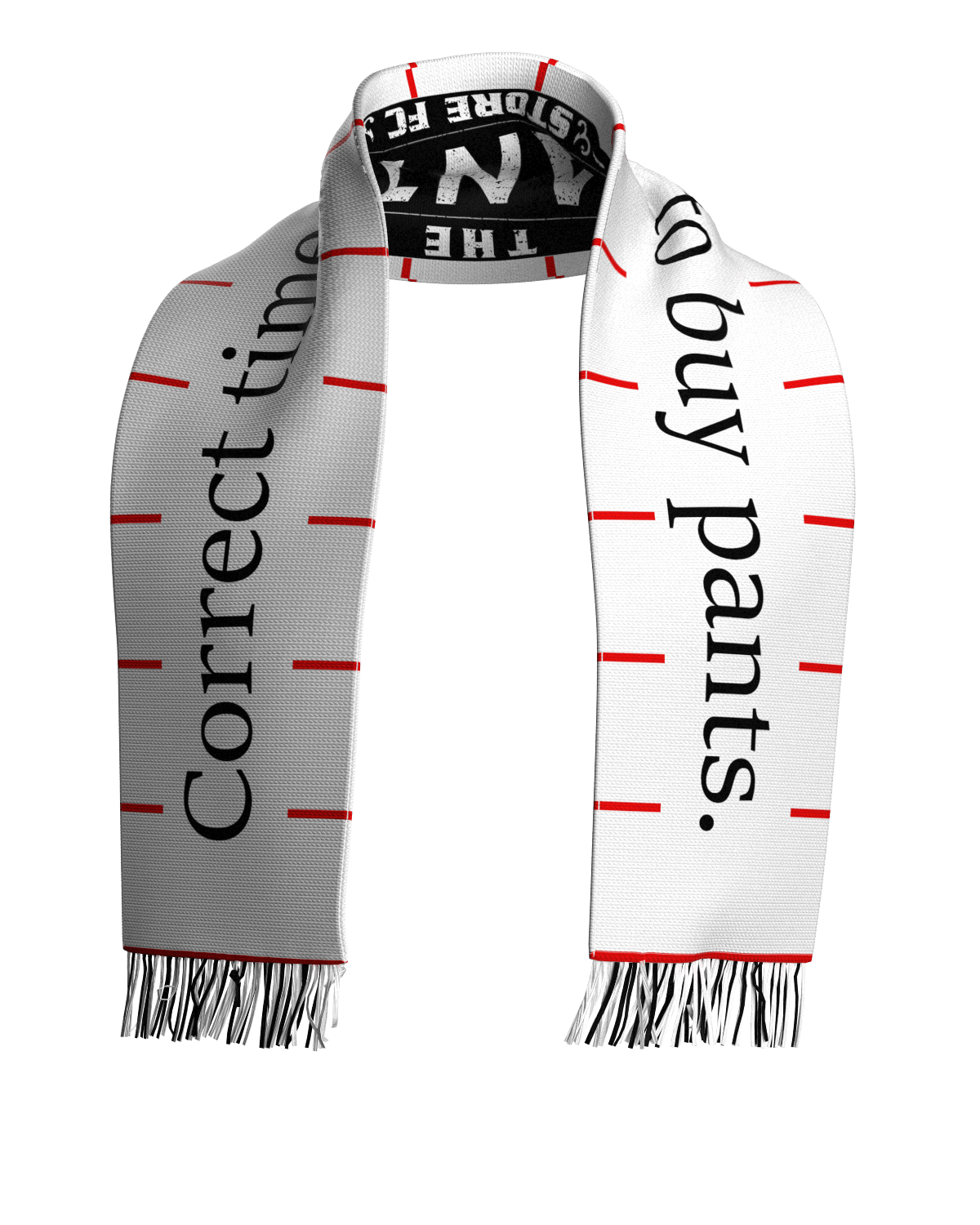 Pants Store FC - white scarf (pre-sale)-Olive & York