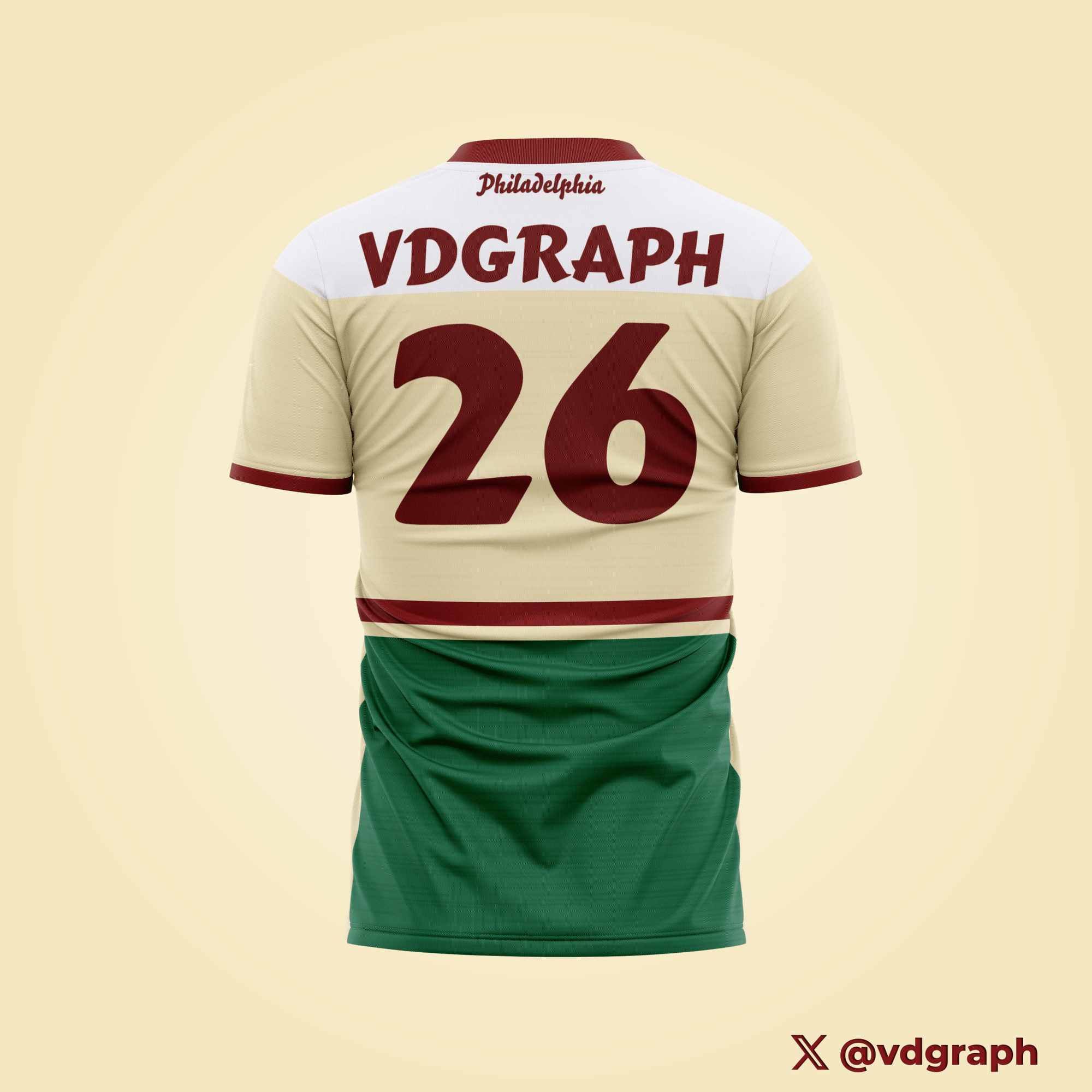 Philadelphia Host City Jersey-Olive & York