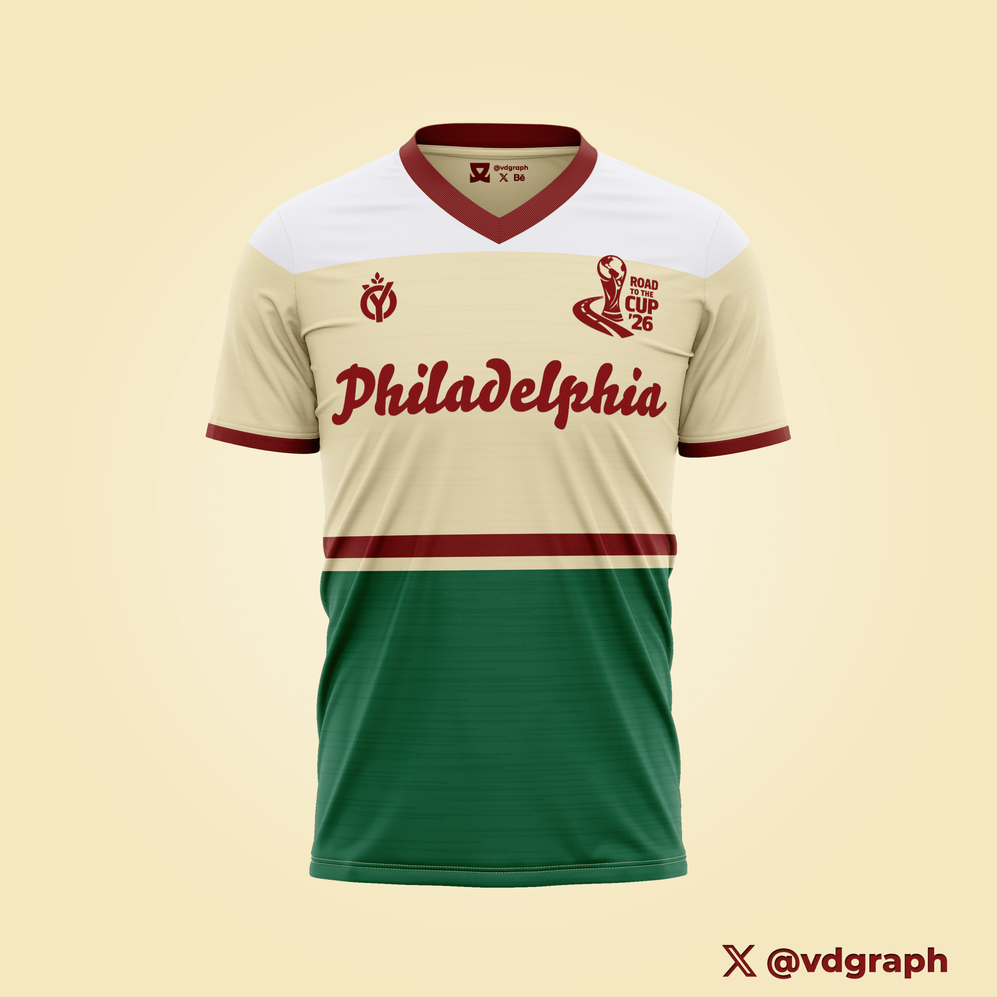 Philadelphia Host City Jersey-Olive & York