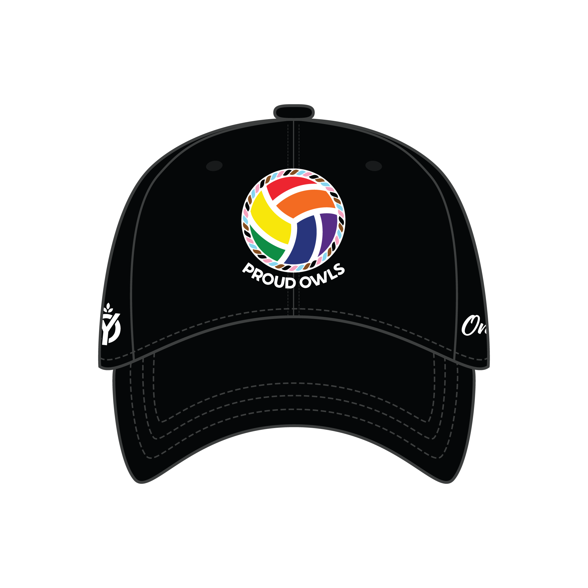Proud Owls "One Means All" Logo Flexible Fit Cap-Olive & York