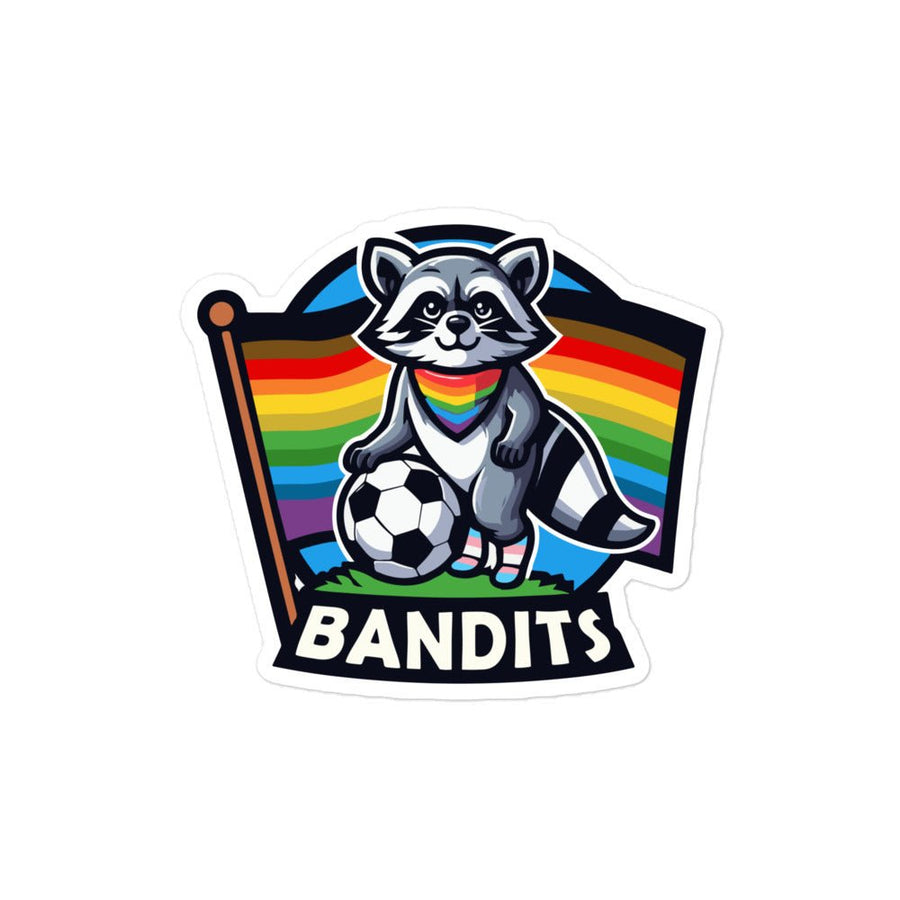 Rainbow Bandits Mascot Sticker-Olive & York