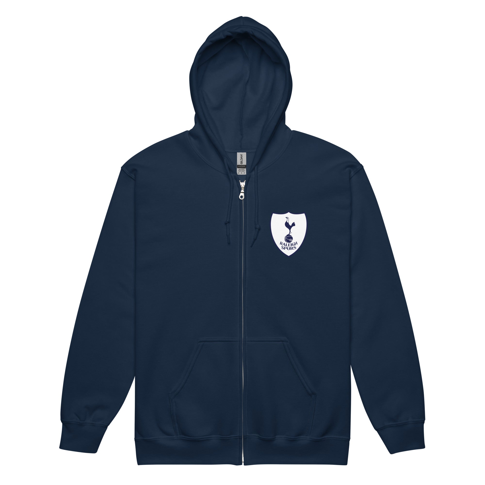 Raleigh Spurs Heavy-blend Zip Hoodie-Olive & York