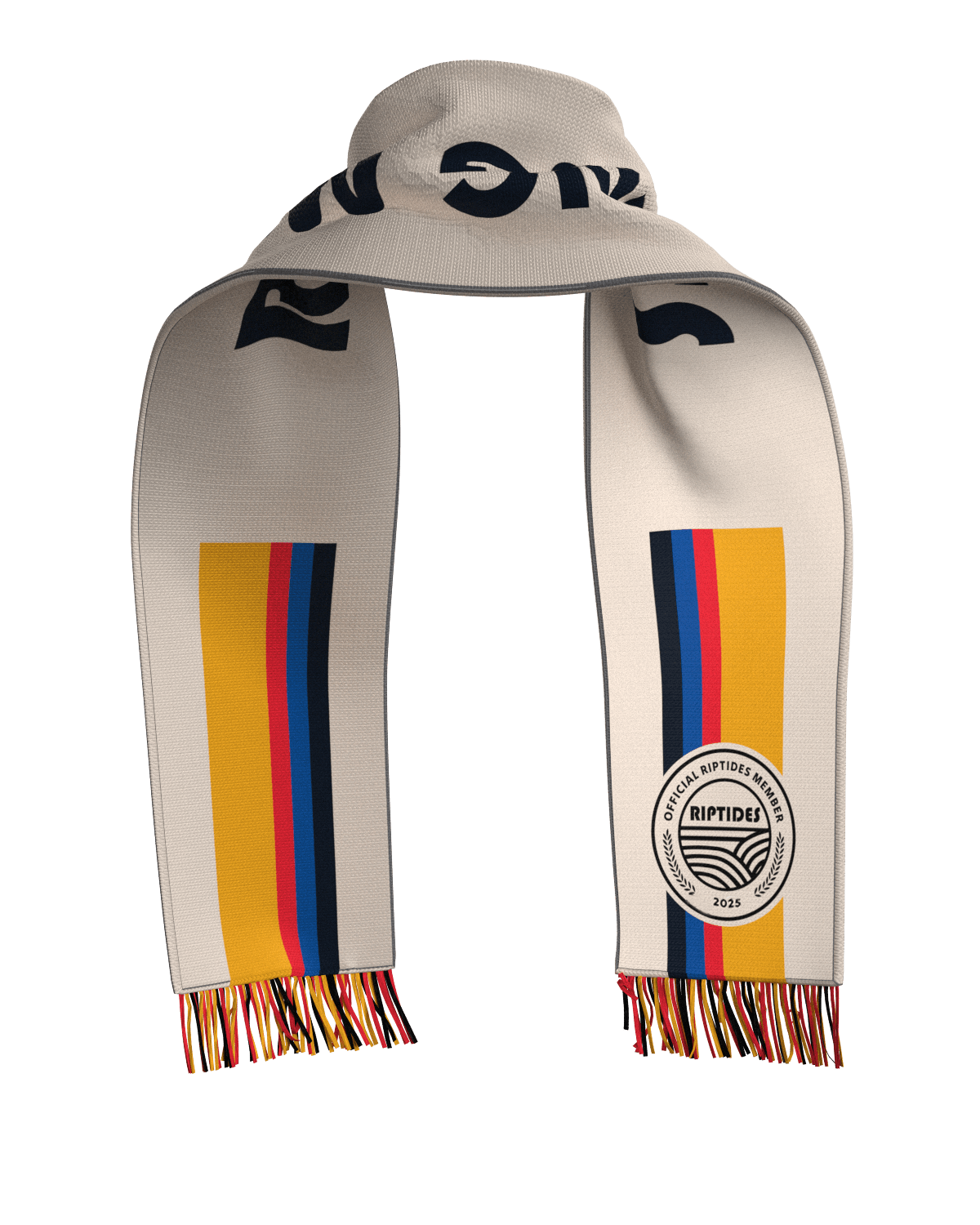 Riptides Supporters Group Inaugural Scarf-Olive & York