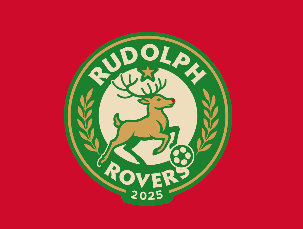 Rudolph Rovers Holiday Jersey-Olive & York