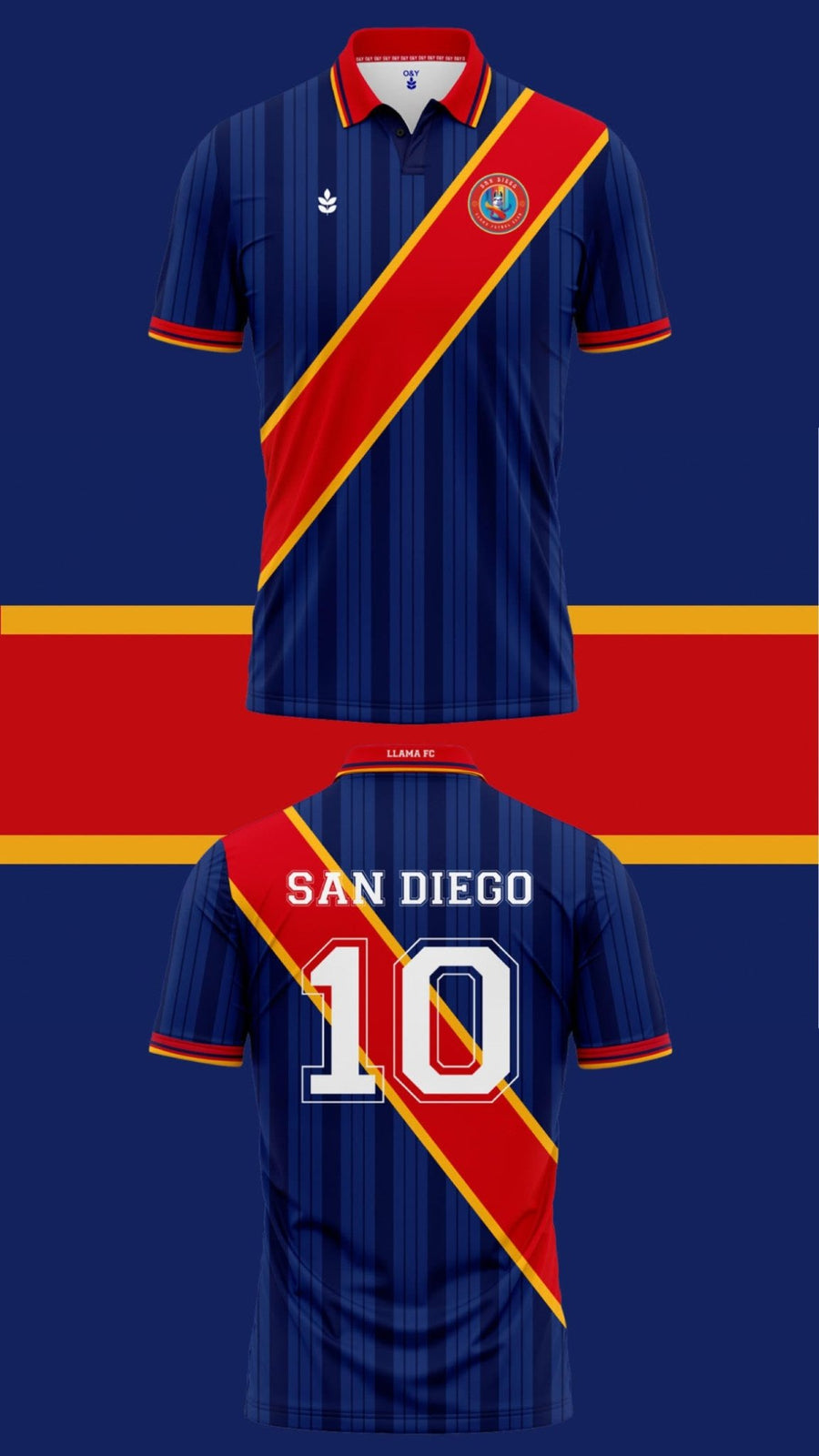 San Diego Llama FC Kit PRE-ORDER-Olive & York