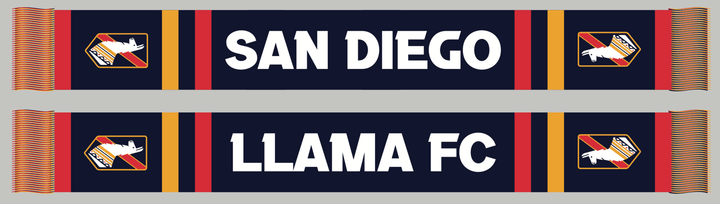 San Diego Llama FC Knit Scarf PRE-ORDER-Olive & York