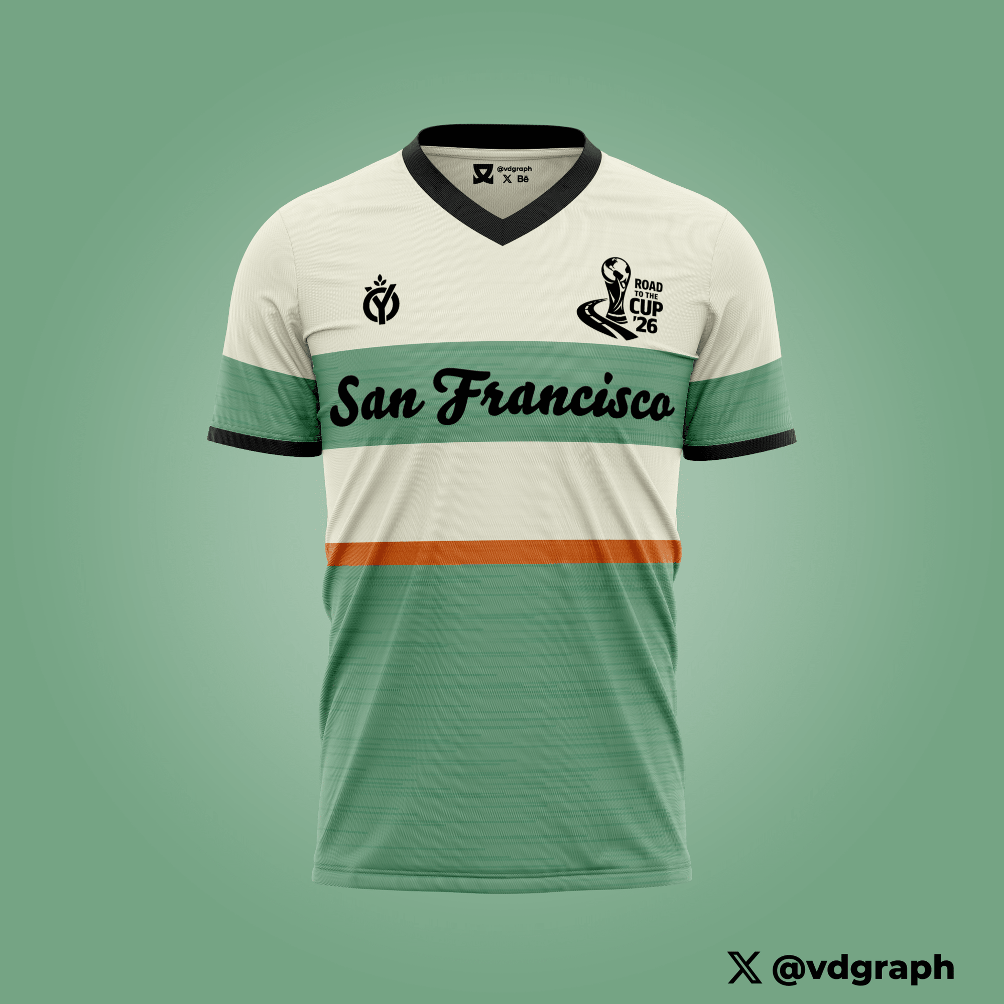 San Francisco Host City Jersey-Olive & York