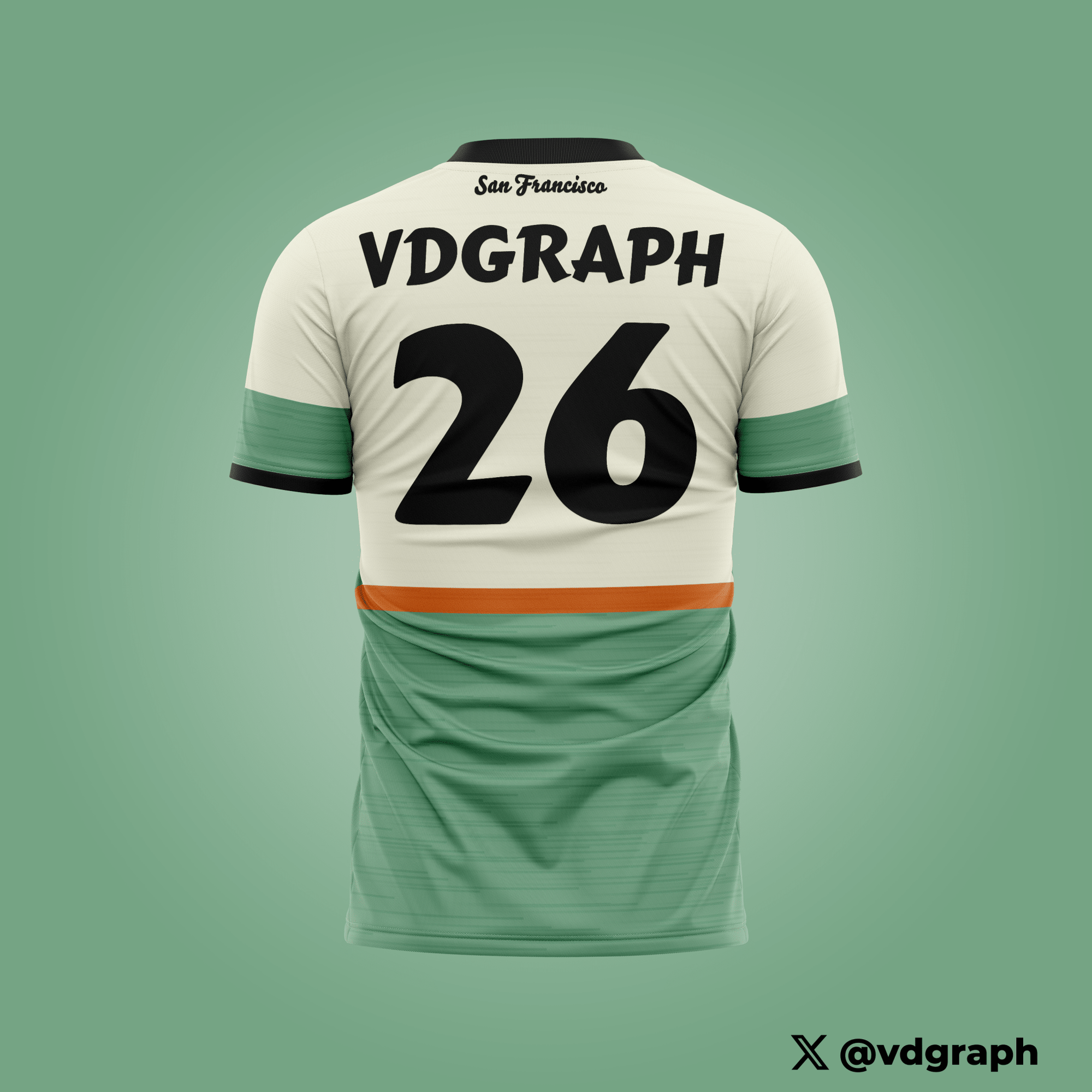 San Francisco Host City Jersey-Olive & York
