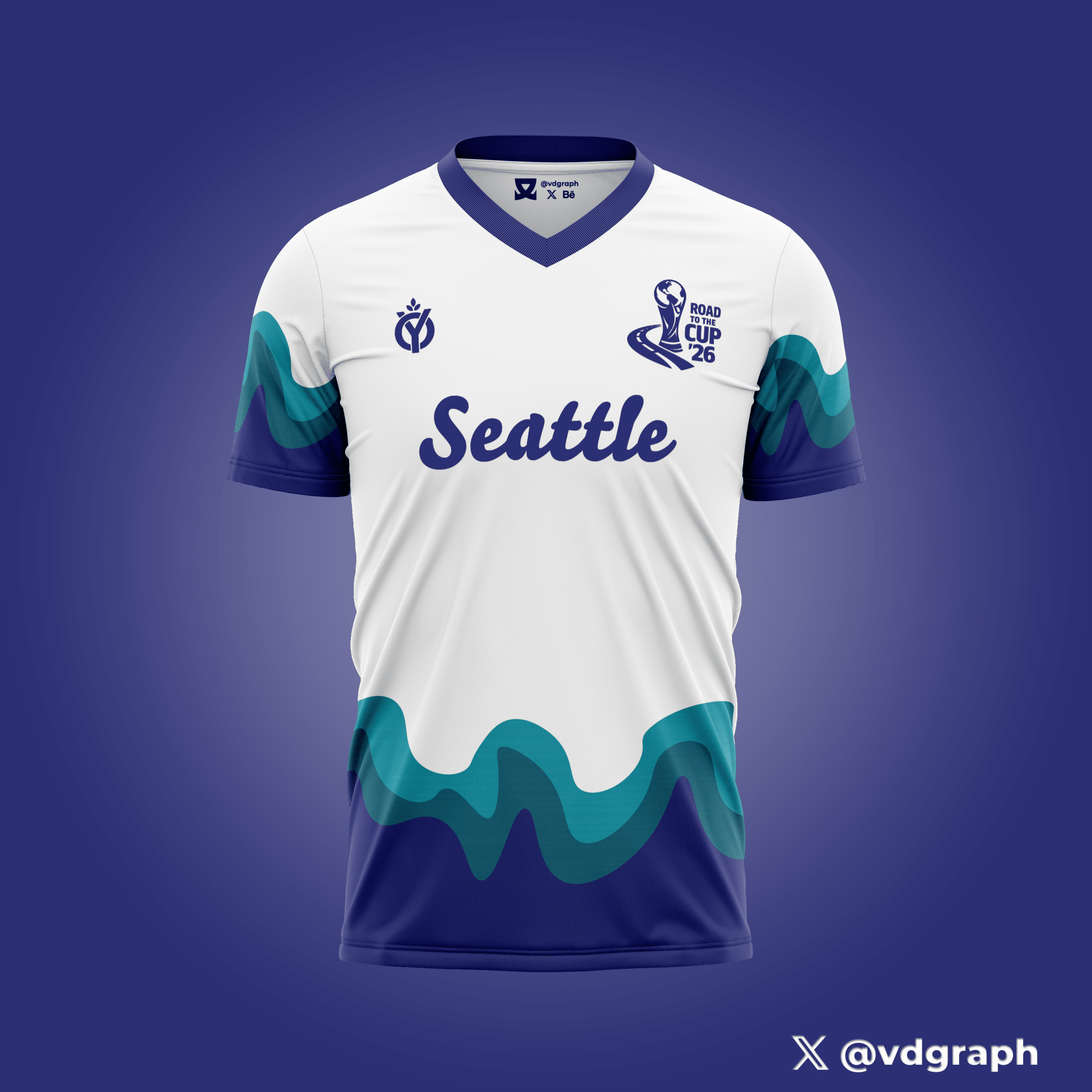 Seattle Host City Jersey-Olive & York
