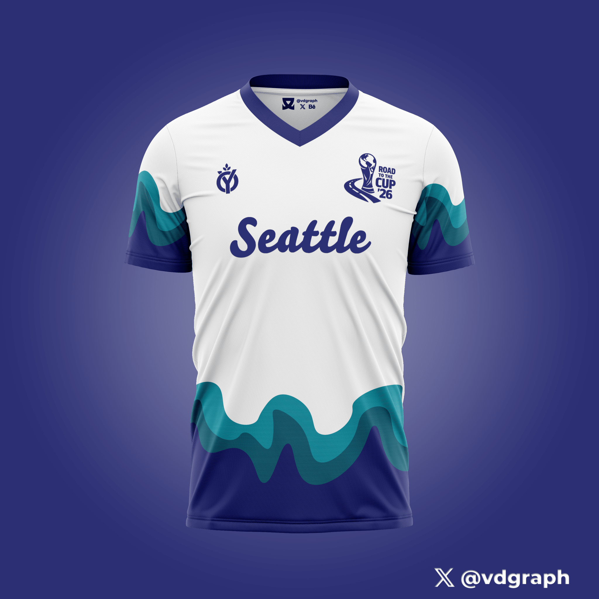 Seattle Host City Jersey-Olive & York