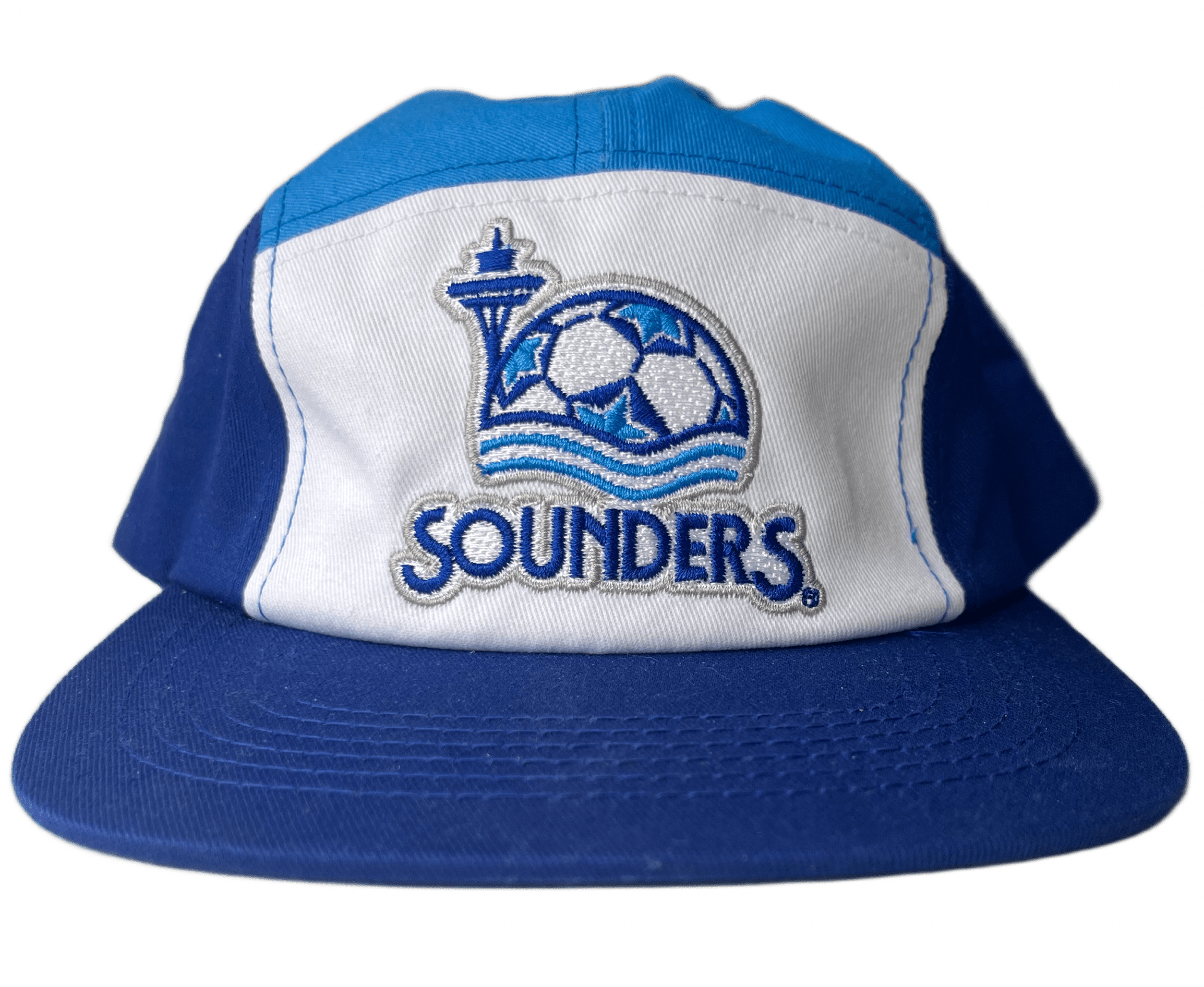Seattle Sounders Retro Logo 5-Panel Cap-Olive & York