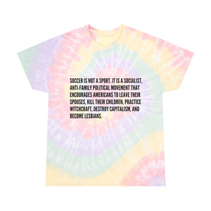 Soccer Is Not A Sport Tie-Dye Tee-T-Shirt-Olive & York