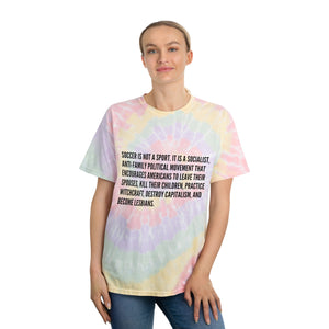 Soccer Is Not A Sport Tie-Dye Tee-T-Shirt-Olive & York