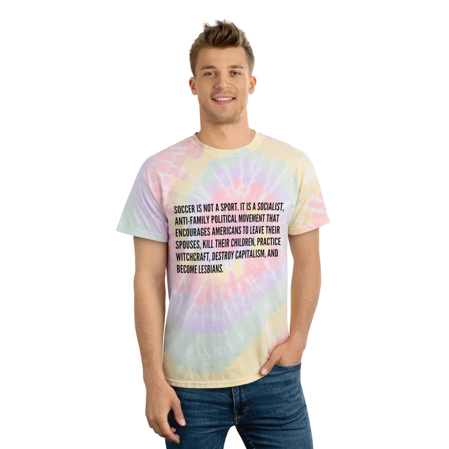 Soccer Is Not A Sport Tie-Dye Tee-T-Shirt-Olive & York