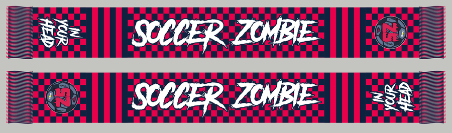 Soccer Zombie Scarf Bulk-Olive & York