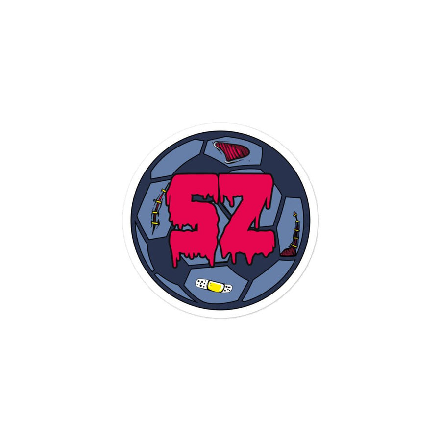 Soccer Zombie Sticker-Olive & York