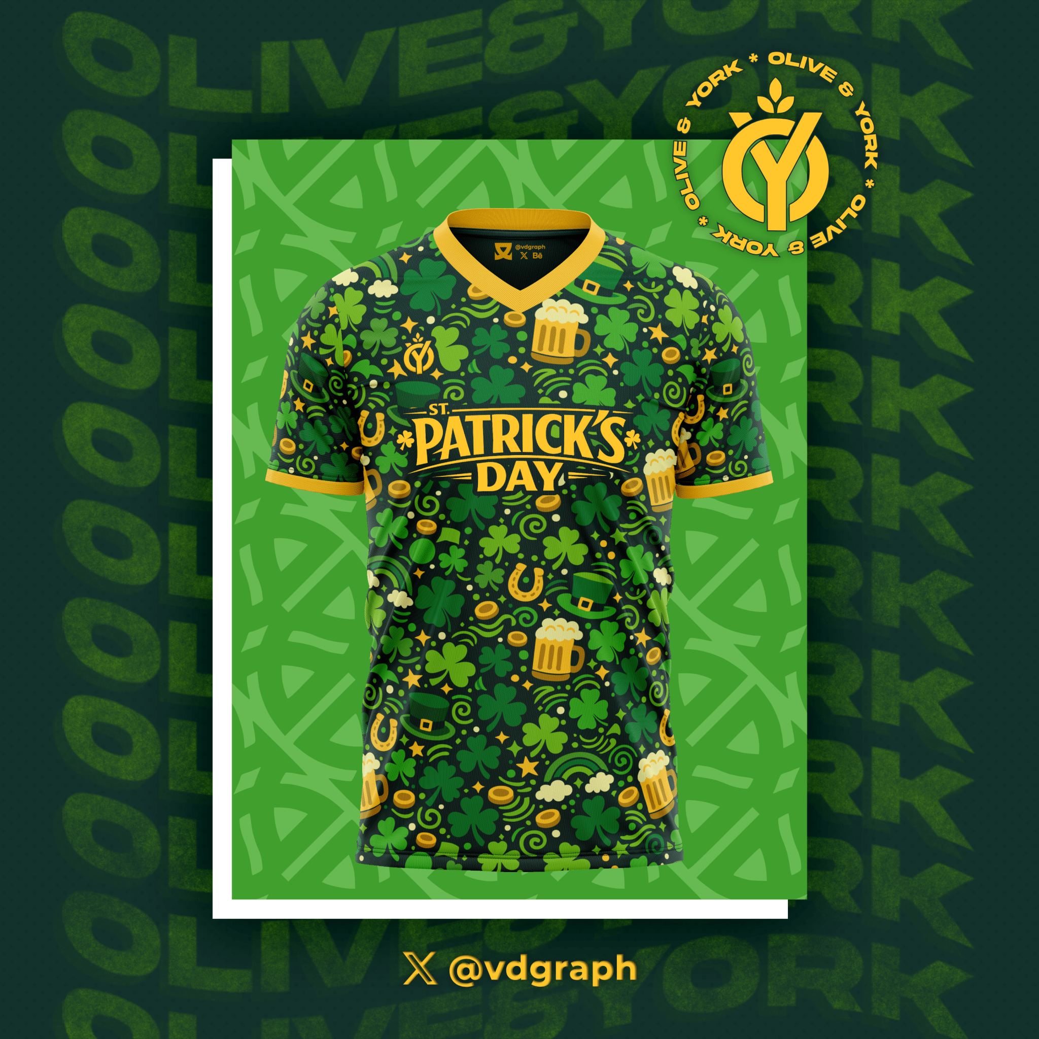 St. Patrick's Day Jersey 2026-Olive & York
