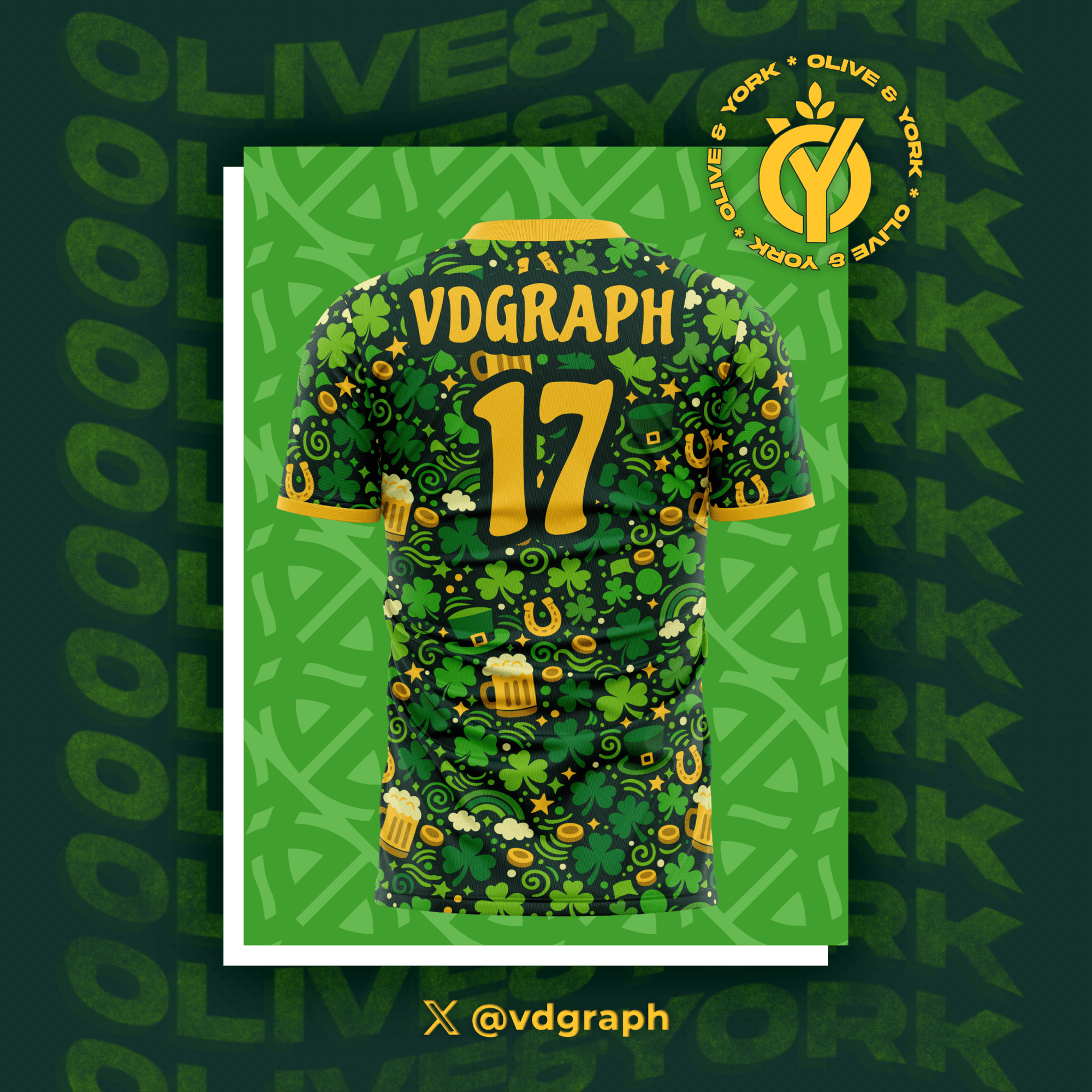 St. Patrick's Day Jersey 2026-Olive & York
