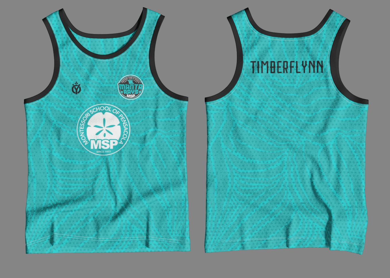 Student athlete tank top - MSP Track & Field-Olive & York