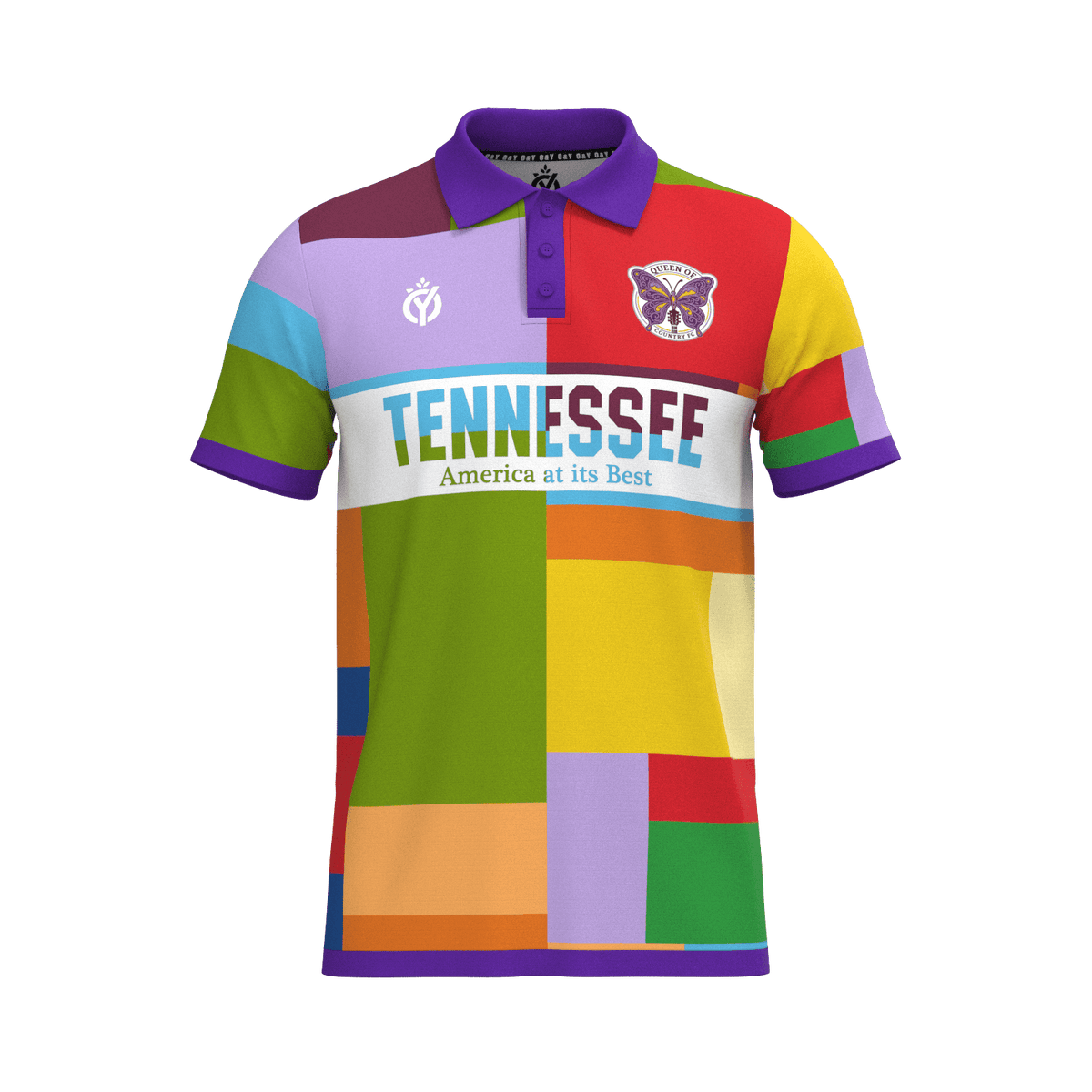 Tennessee "Coat of Many Colors" Tribute Jersey-Olive & York