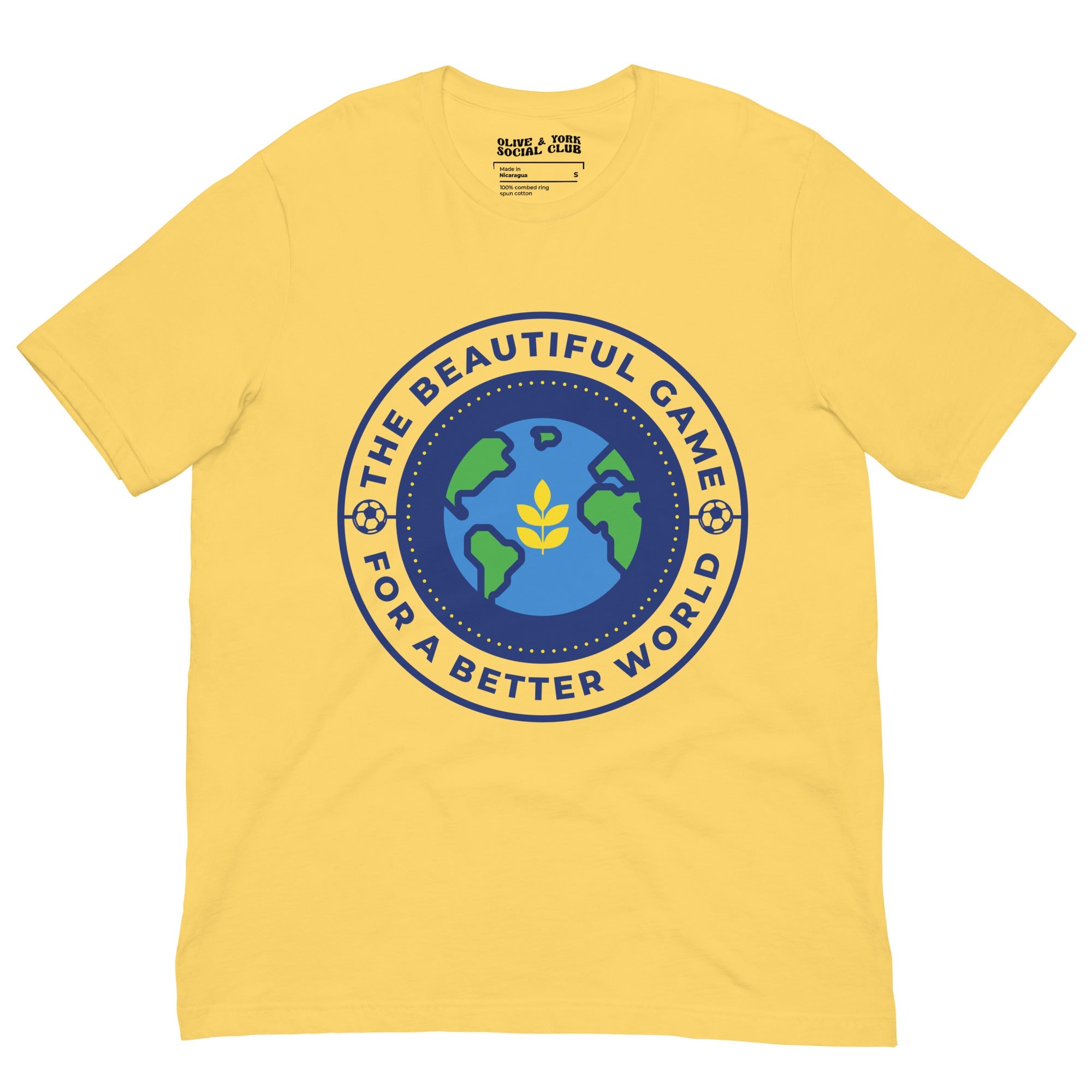 The Beautiful Game For A Better World Unisex T-shirt-T-SHIRT-Olive & York