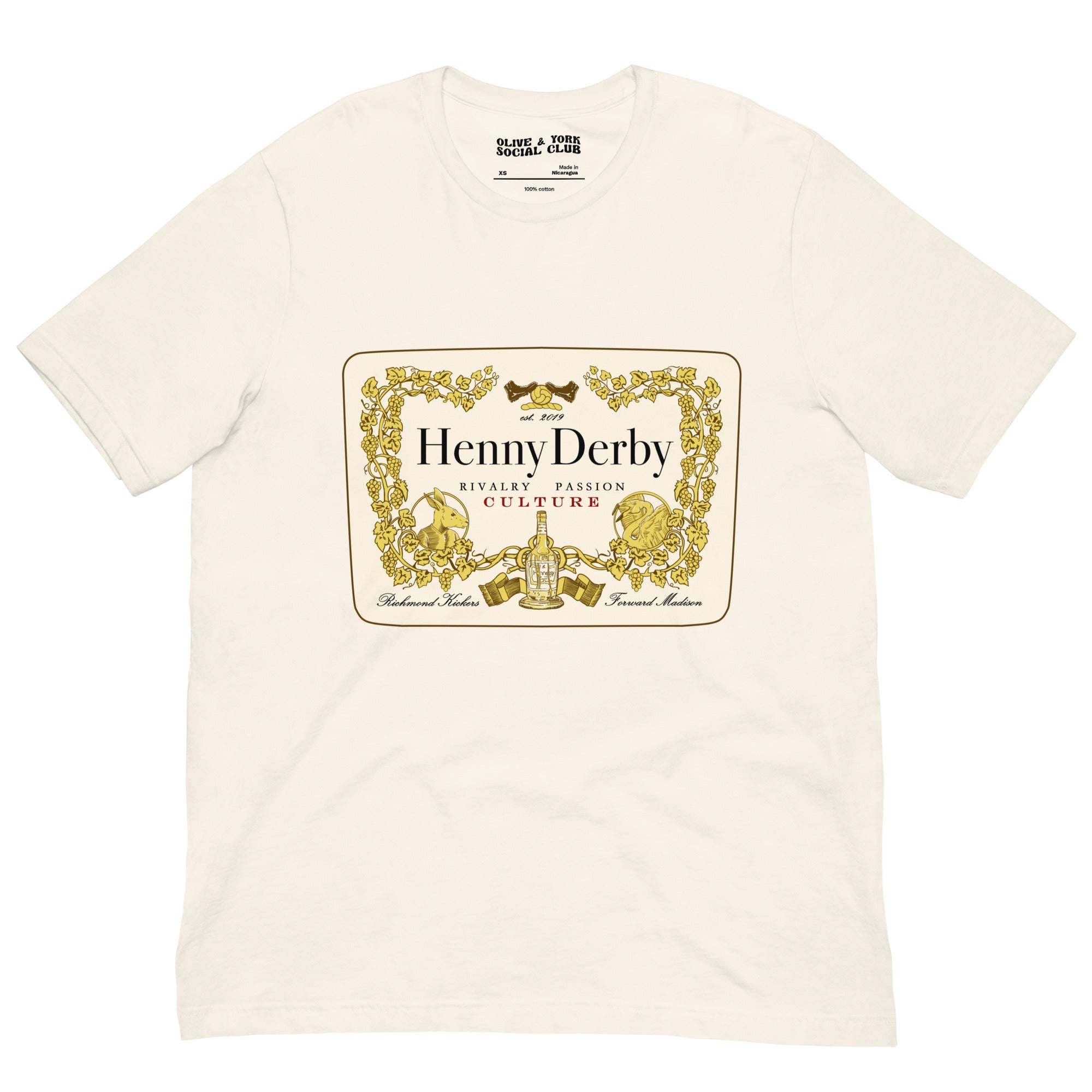 The Henny Derby Community Charity Shirt-Olive & York