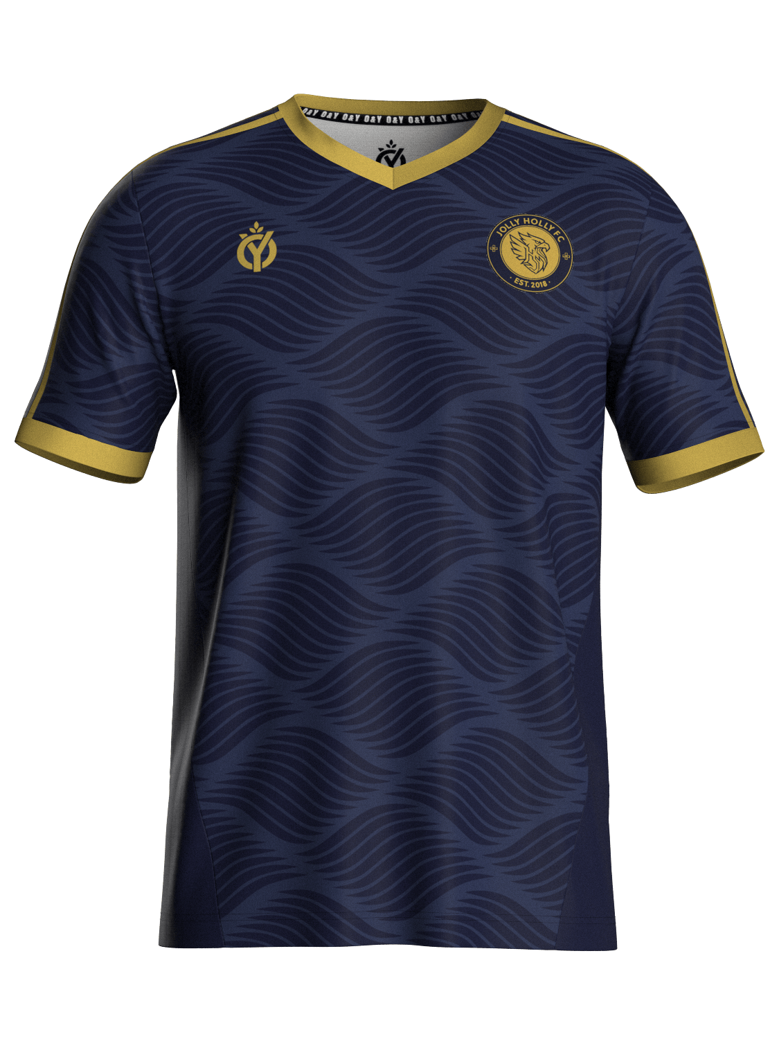 The Jolly Holly FC Kit Selection (Home, Away, Keeper) - Olive & York