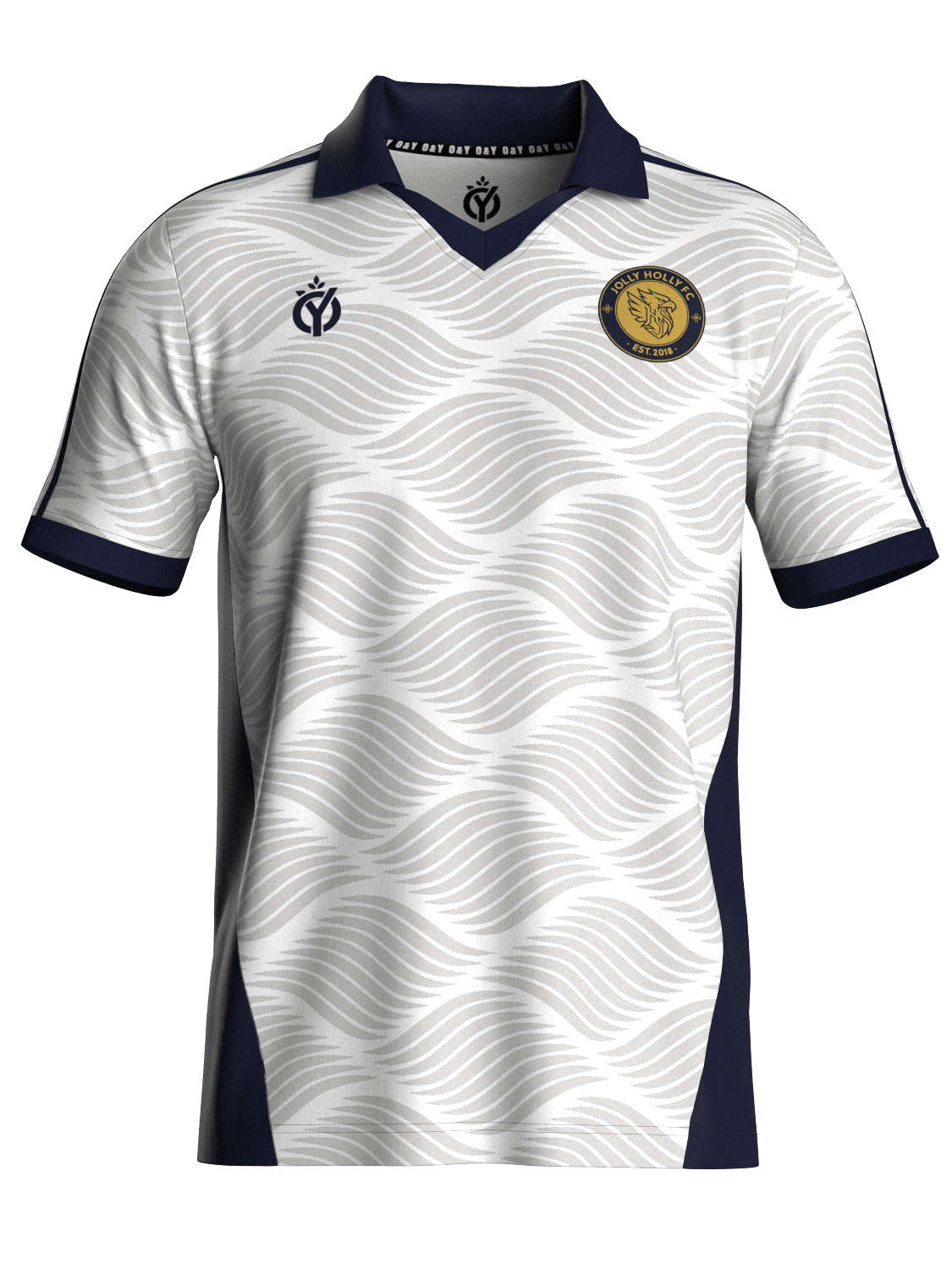 The Jolly Holly FC Kit Selection (Home, Away, Keeper) - Olive & York