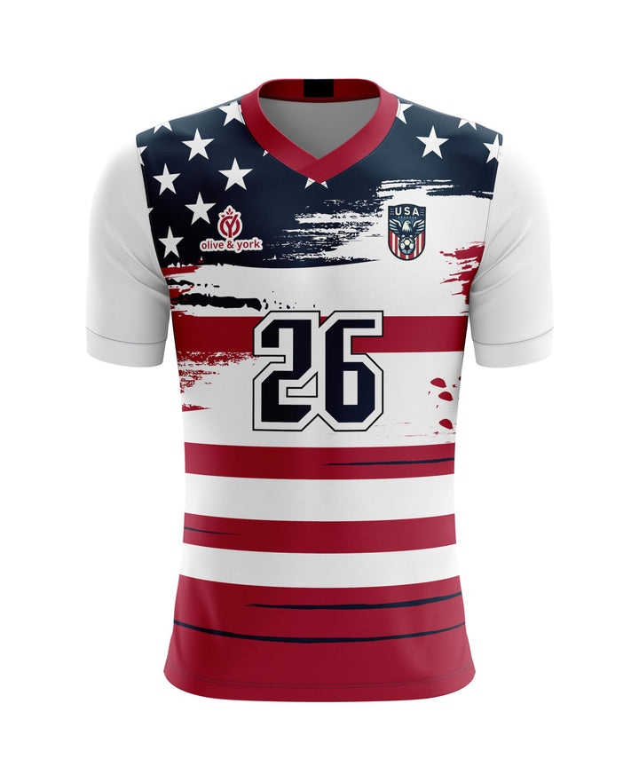 United States Flag '26 Jersey-Olive & York