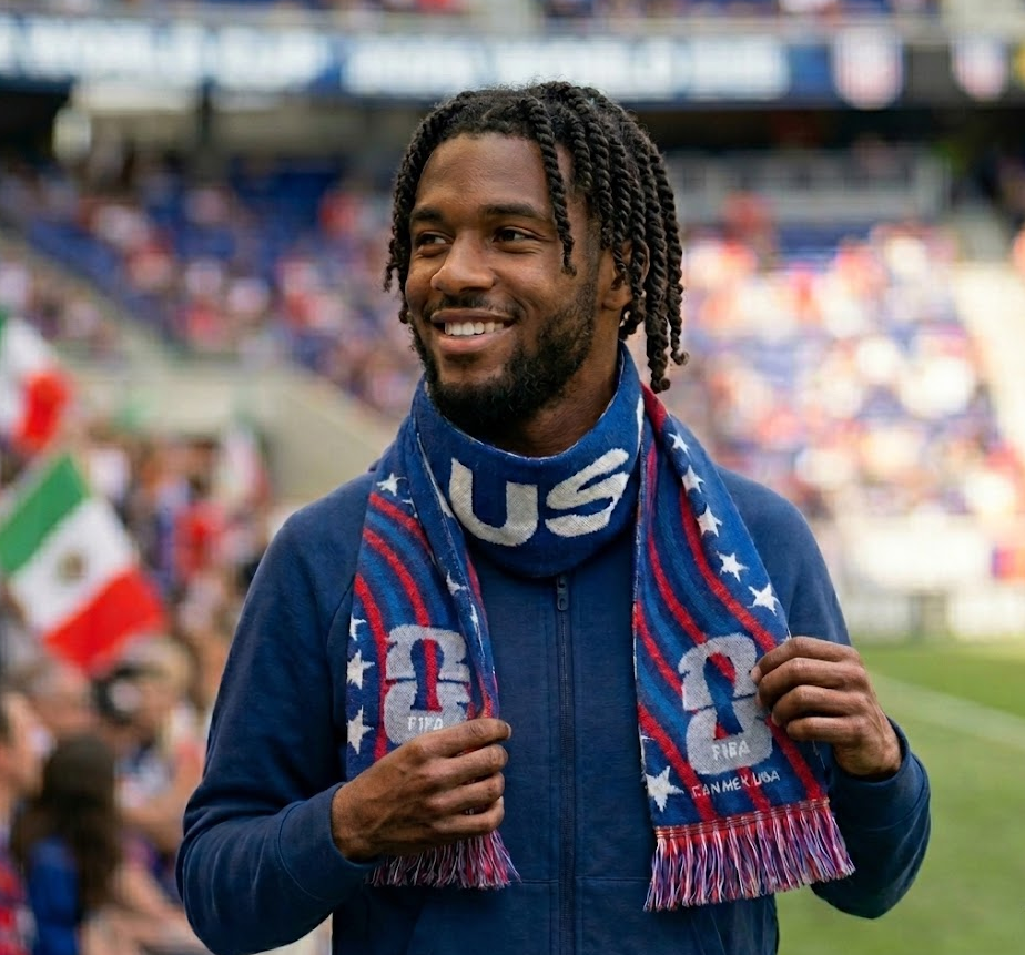 USA HOST OFFICIAL LOOK FULL PATTERN SCARF-Olive & York