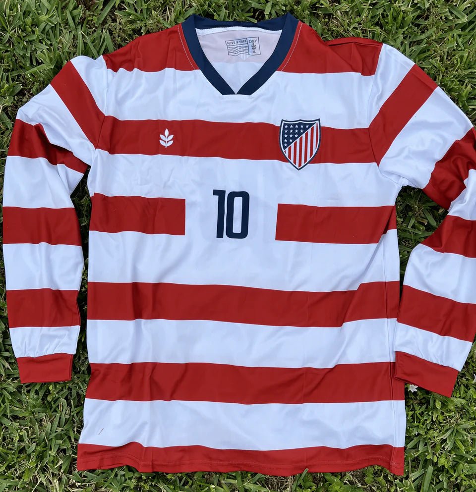 USA Waldo Long-Sleeve Jersey-Olive & York