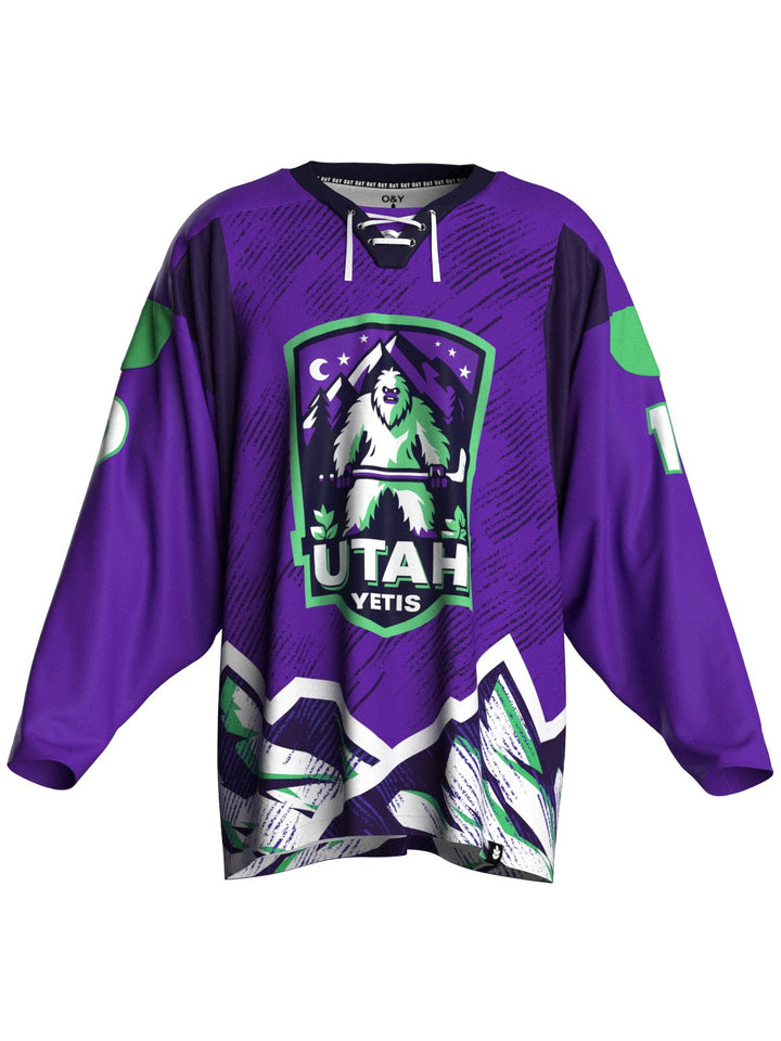 Utah Yetis Hockey Jersey PRE-ORDER-Olive & York