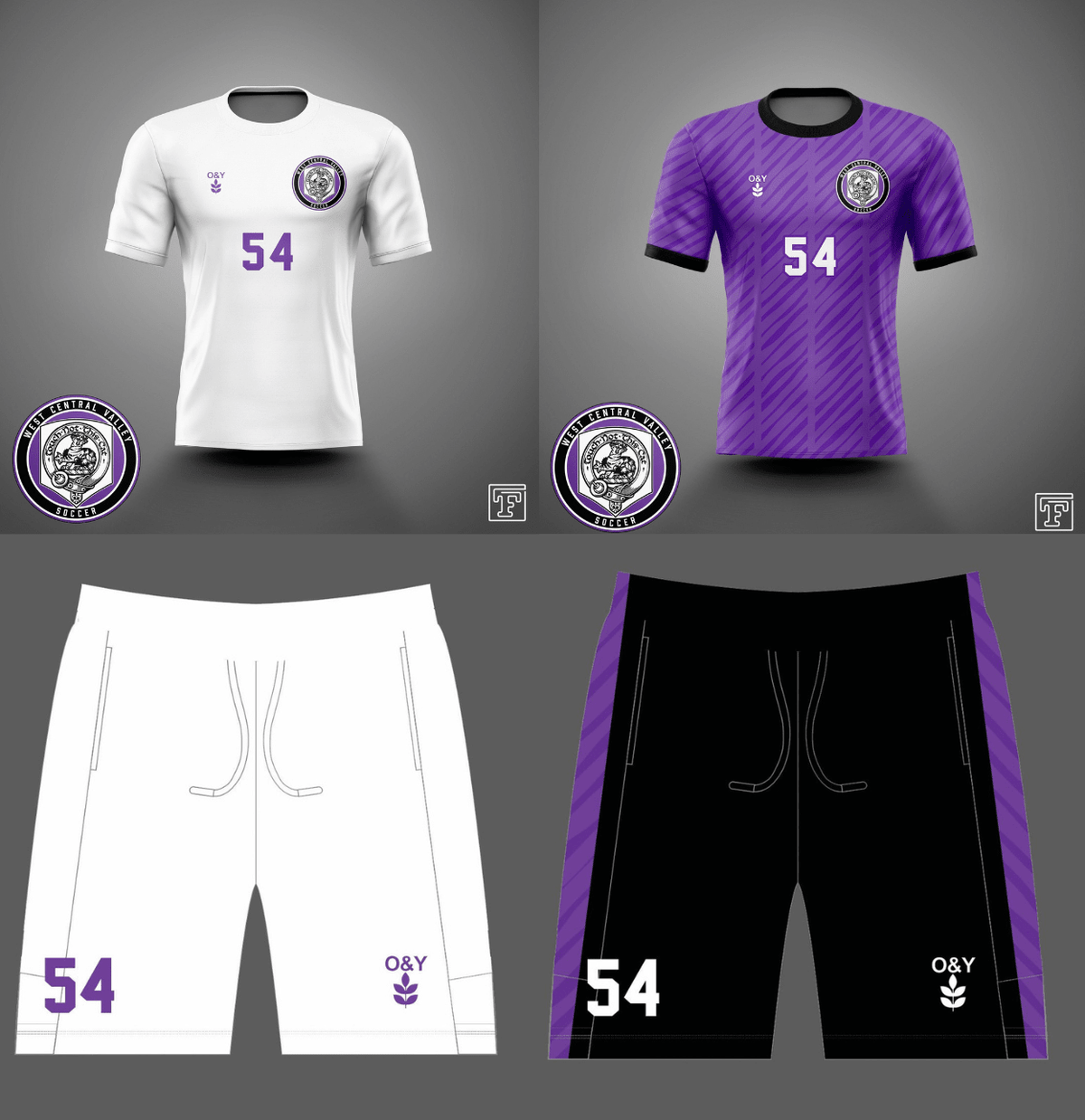 West Central Valley Boys Kit-Olive & York