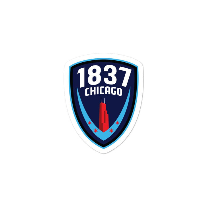 1837 Chicago Sticker-Olive & York